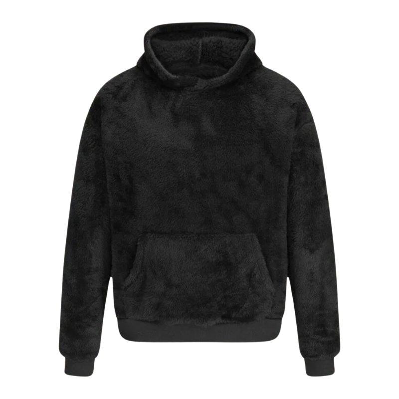 Davian | Unisex kuscheliger Fleece-Hoodie - Weiche, warme Pulloverjacke mit Kängurutasche für jede Jahreszeit