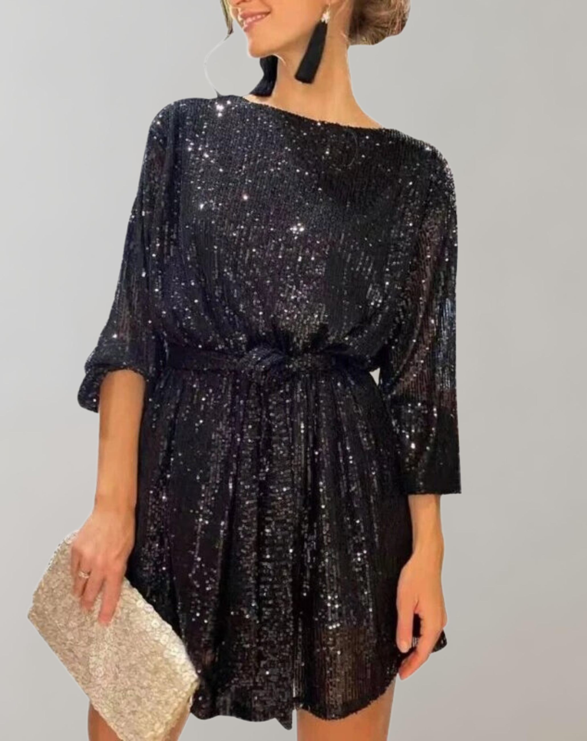 Zelmira -  Glitzerndes Paillettenkleid für Damen
