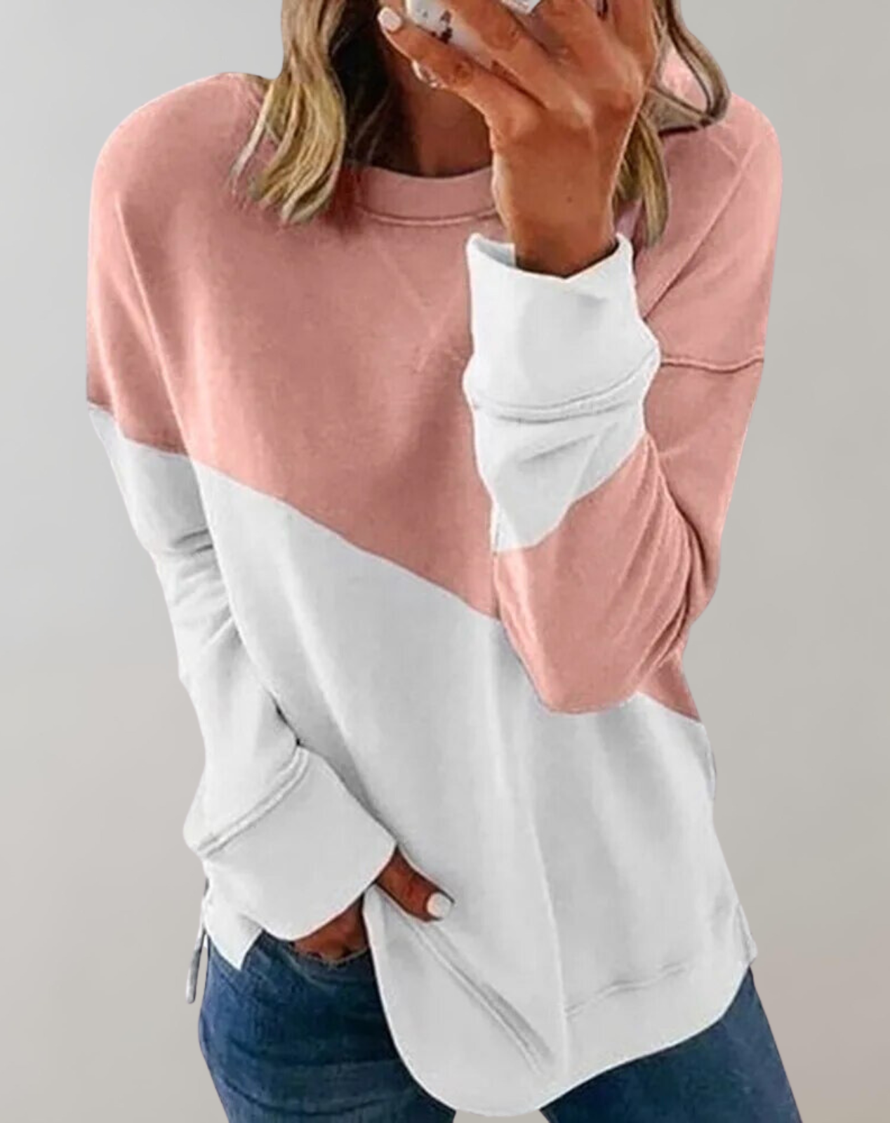 Tessa - O-Ausschnitt -Sweatshirt für Frauen
