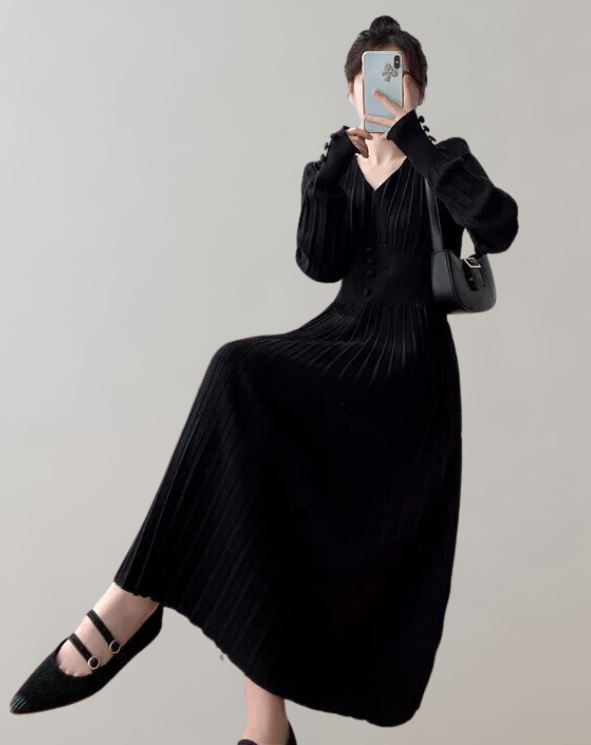 Marissa -  langes Strickkleid Damen