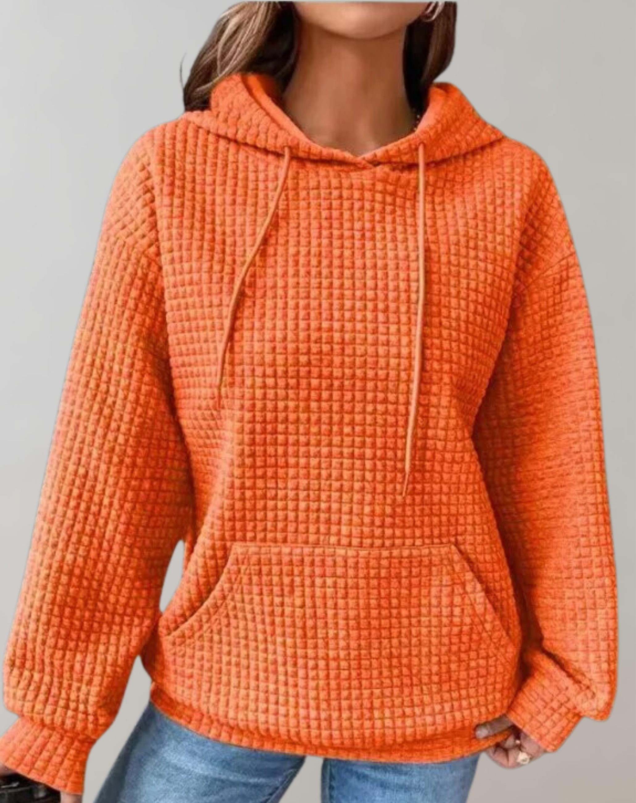 Hilde - Winter Kapuzenpulli mit Rundhalsausschnitt