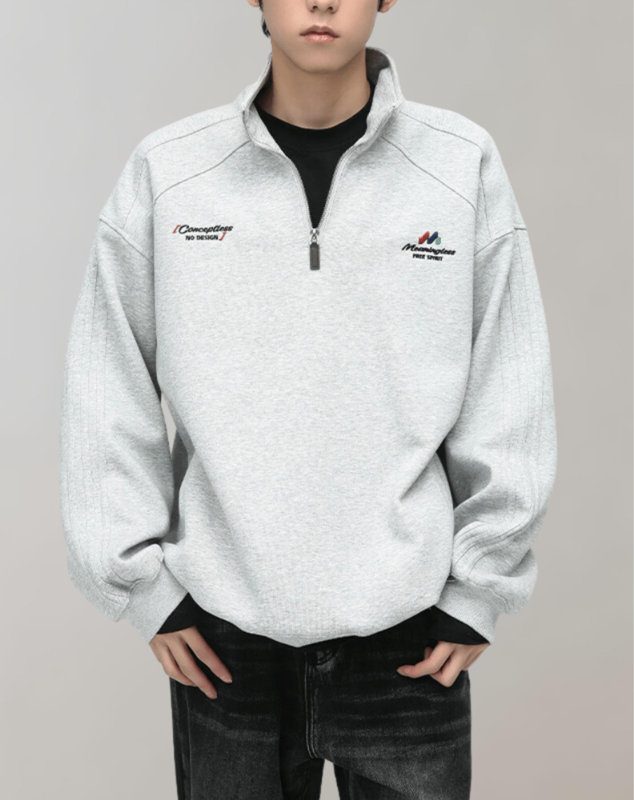Bryton - Sweatshirt mit gesticktem