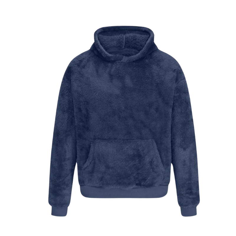 Davian | Unisex kuscheliger Fleece-Hoodie - Weiche, warme Pulloverjacke mit Kängurutasche für jede Jahreszeit