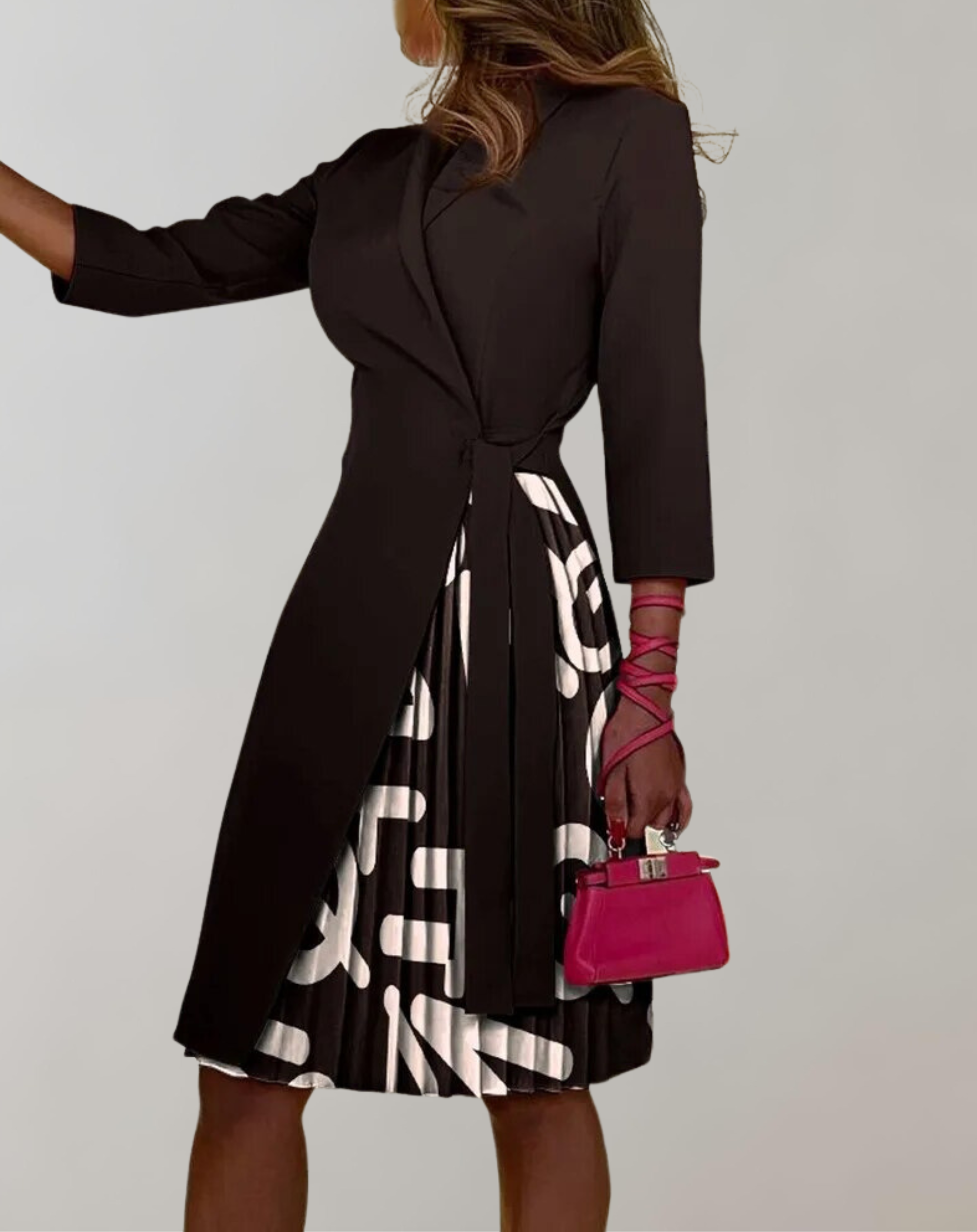 Sheena - Damen Kleid Druck gekerbt