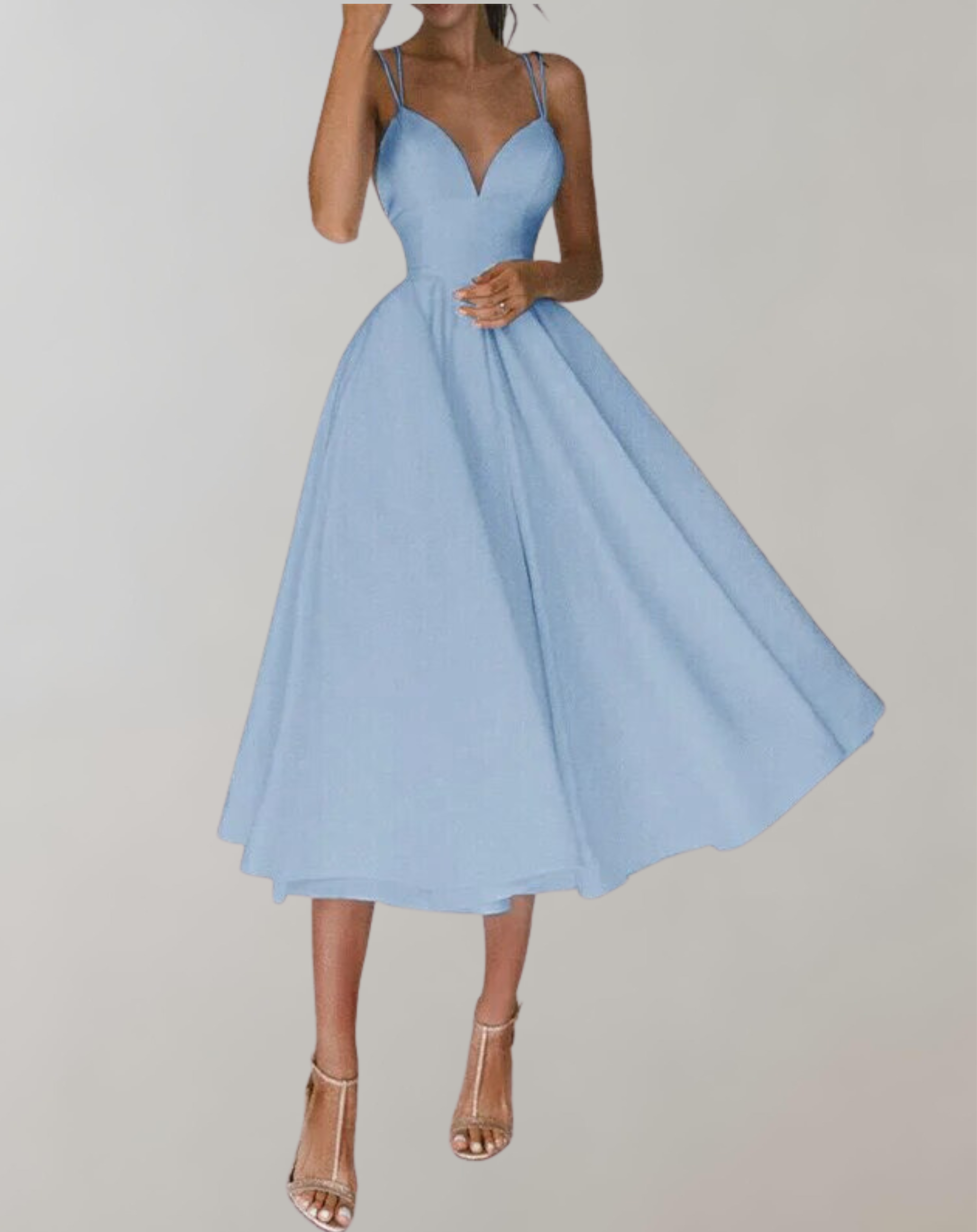 Daniza - Ärmellosesi Damen Elegantes s Kleid