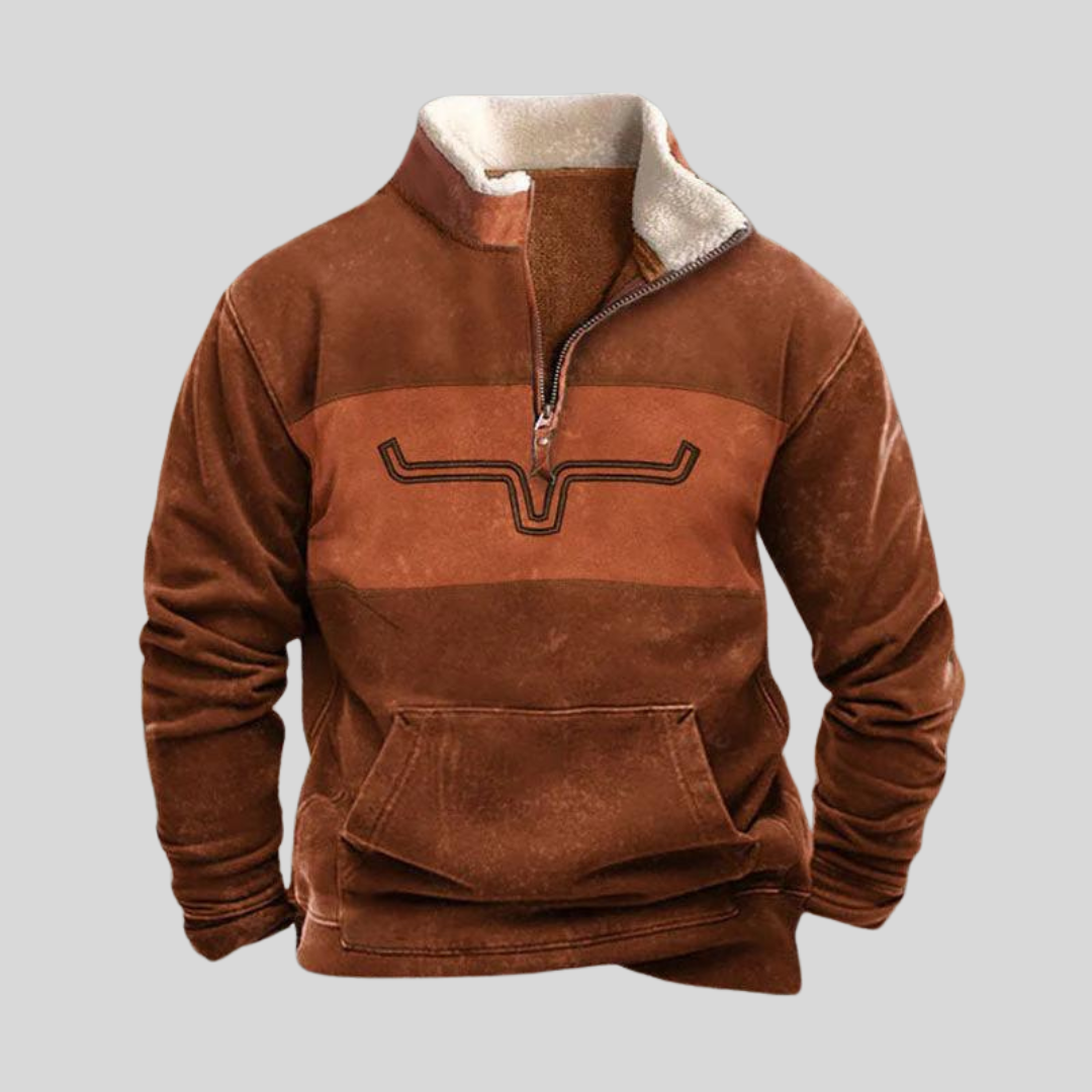 Vintage Herrenpullover mit klassischem Stil und zeitloser Eleganz