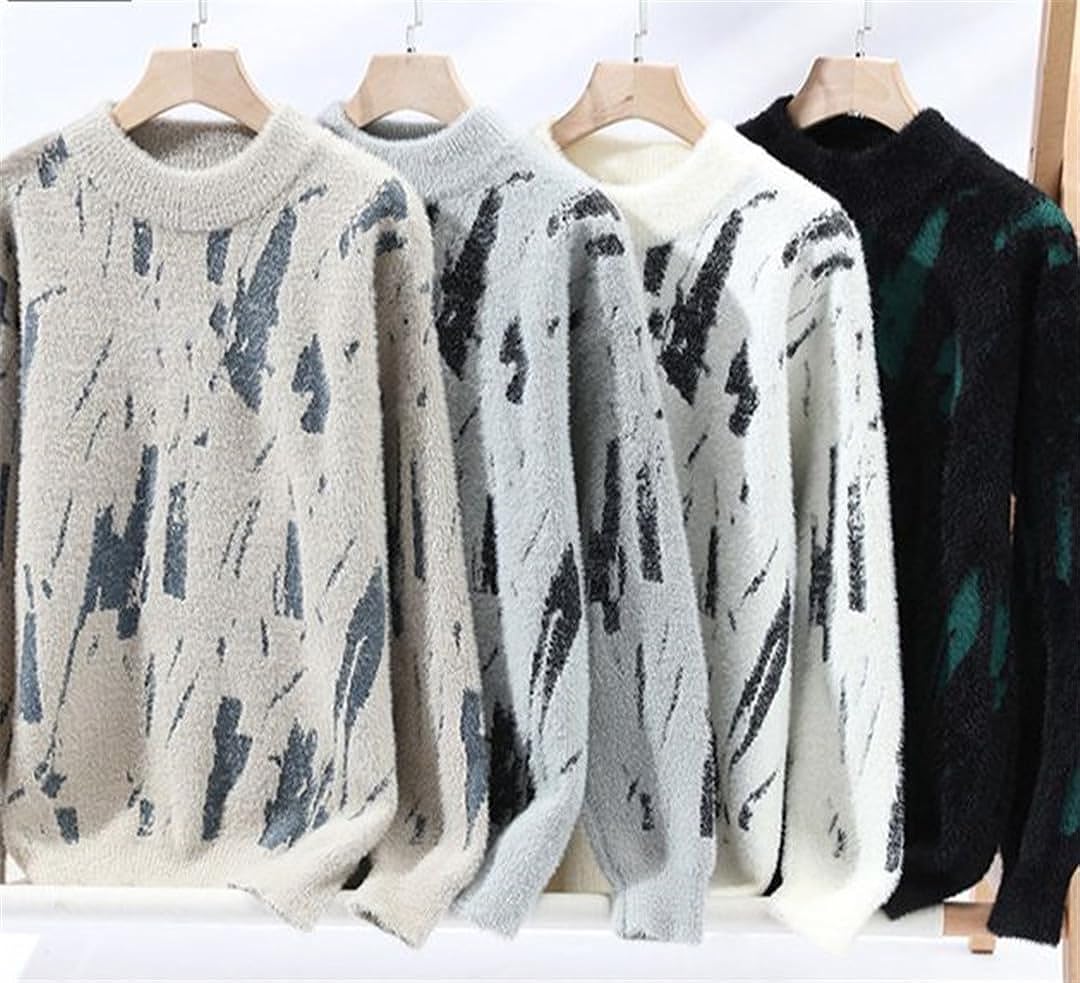 Eleganter, schlanker Pullover für Herren – Perfekte Wintermode