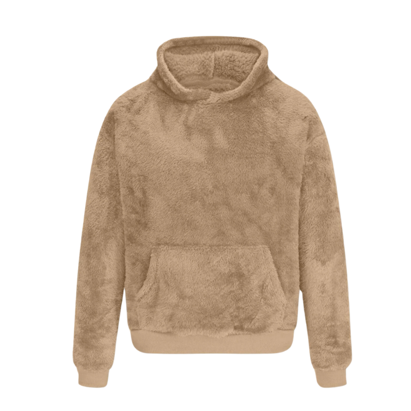 Davian | Unisex kuscheliger Fleece-Hoodie - Weiche, warme Pulloverjacke mit Kängurutasche für jede Jahreszeit