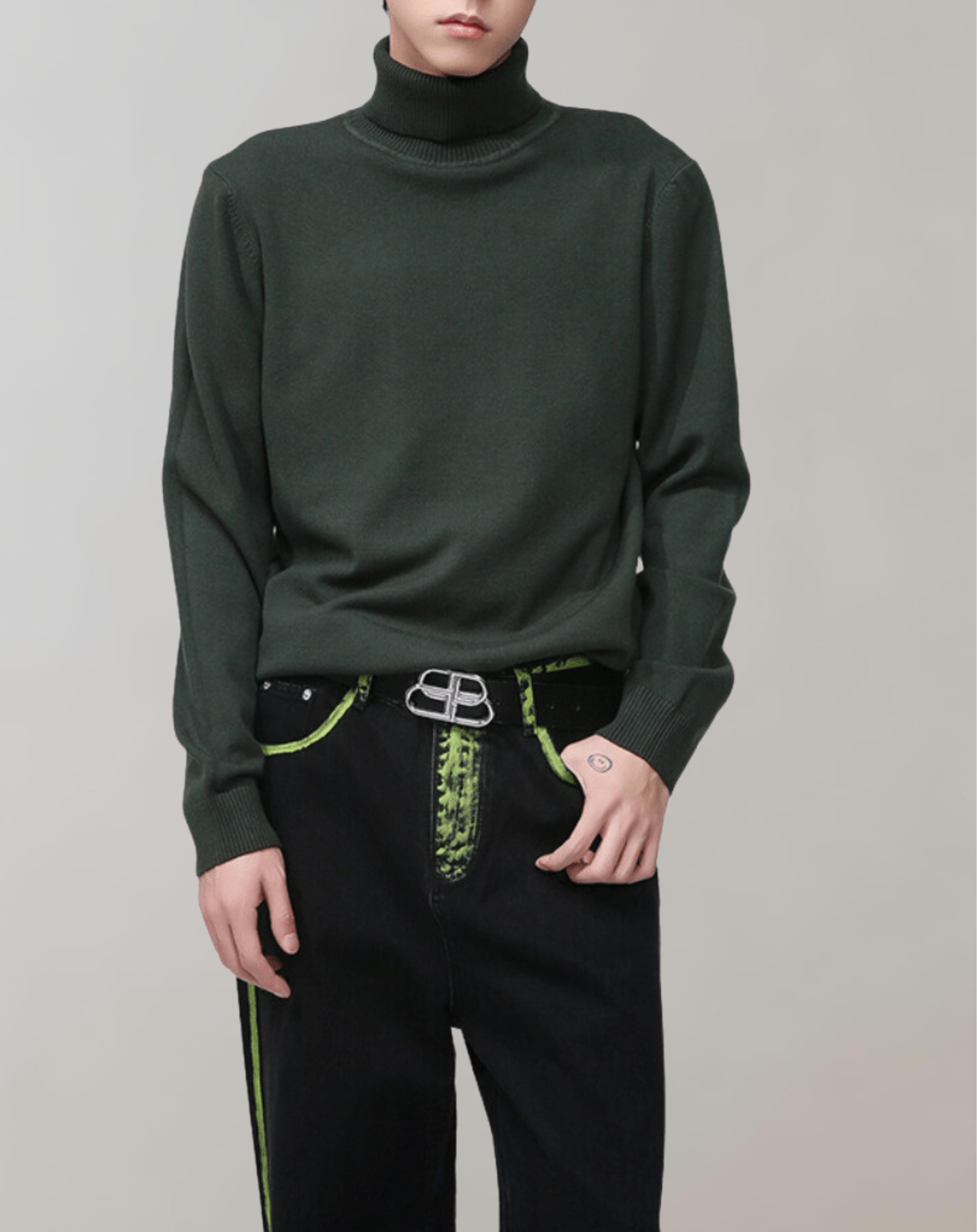 Gioele - Hochgeschlossener Pullover
