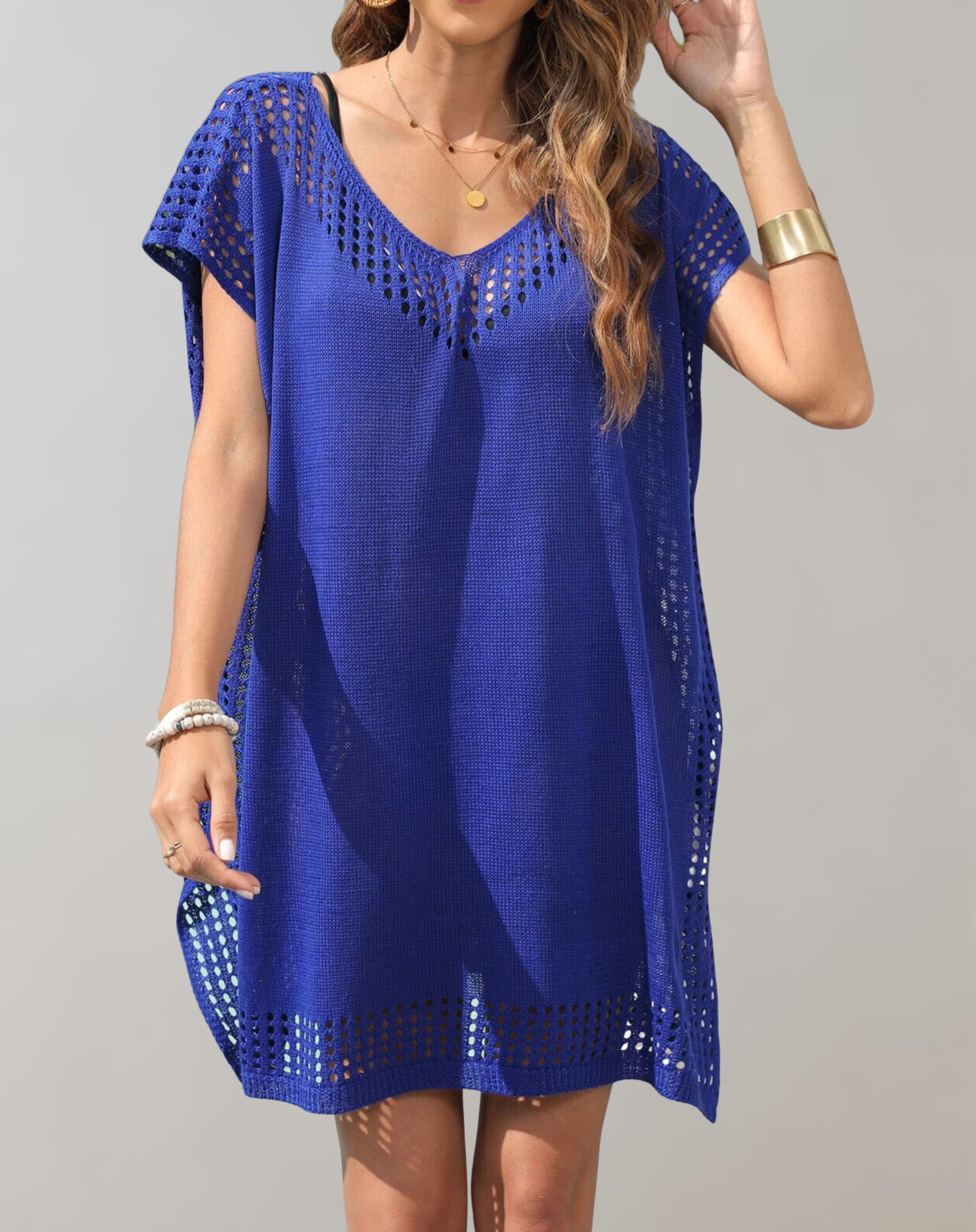 Sherlene - Gehäkeltes Strickkleid