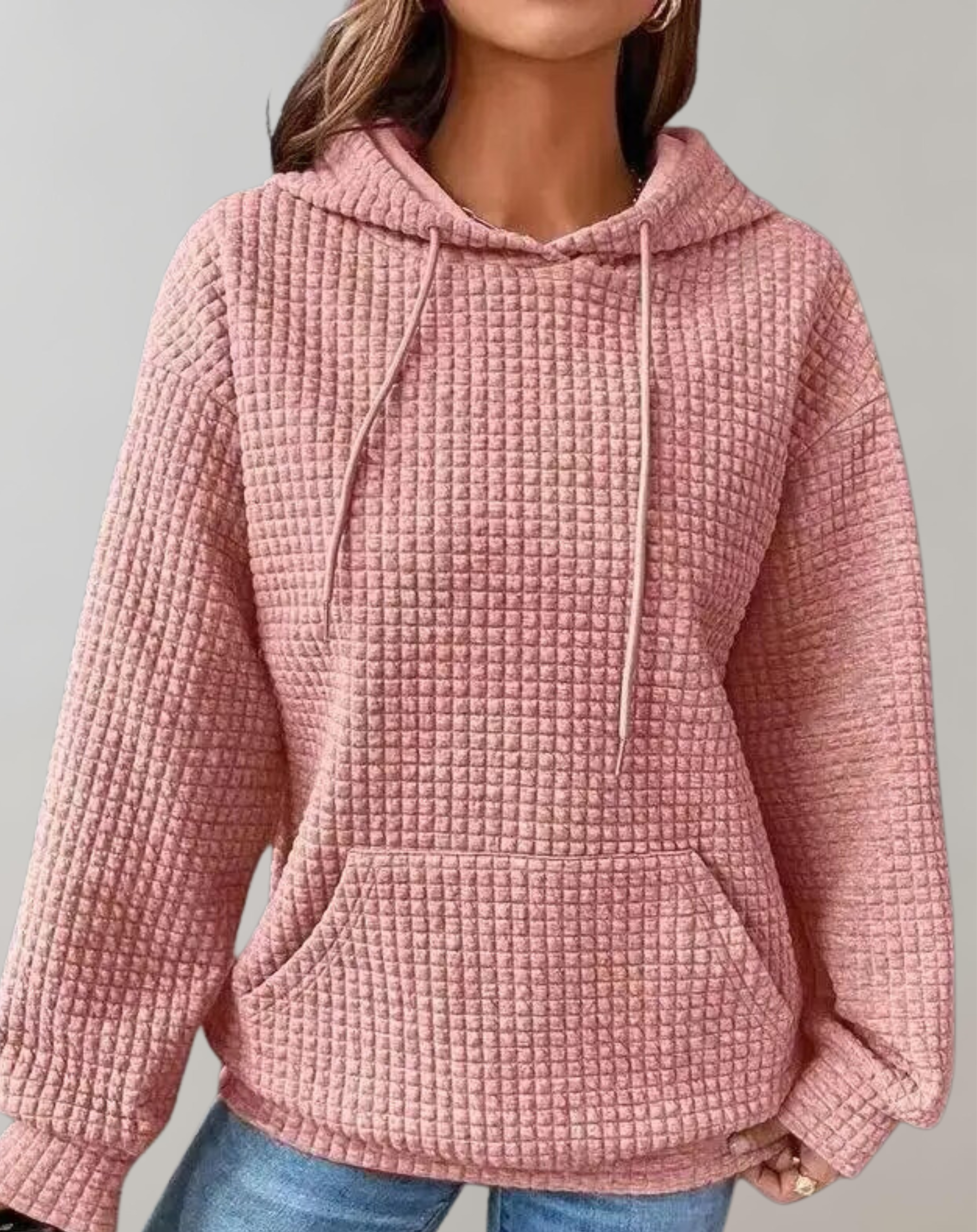 Hilde - Winter Kapuzenpulli mit Rundhalsausschnitt