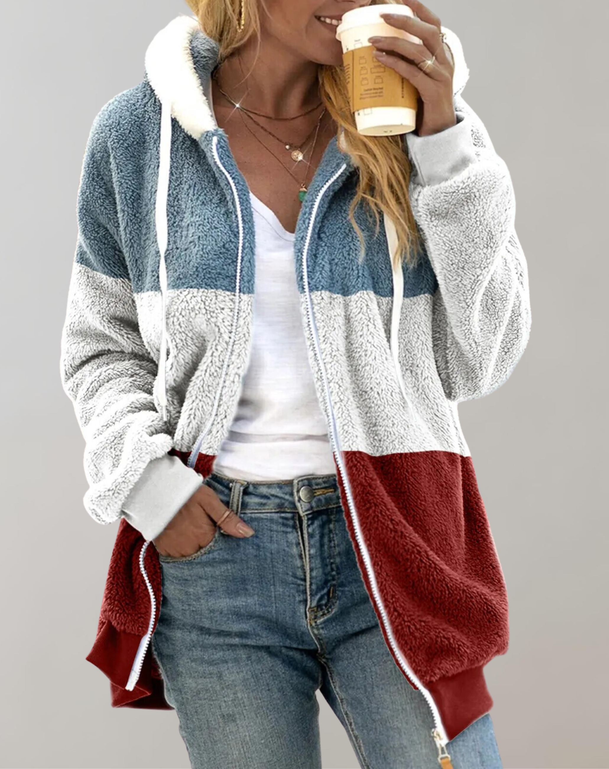 Flora - Damen Plüsch Fleece
