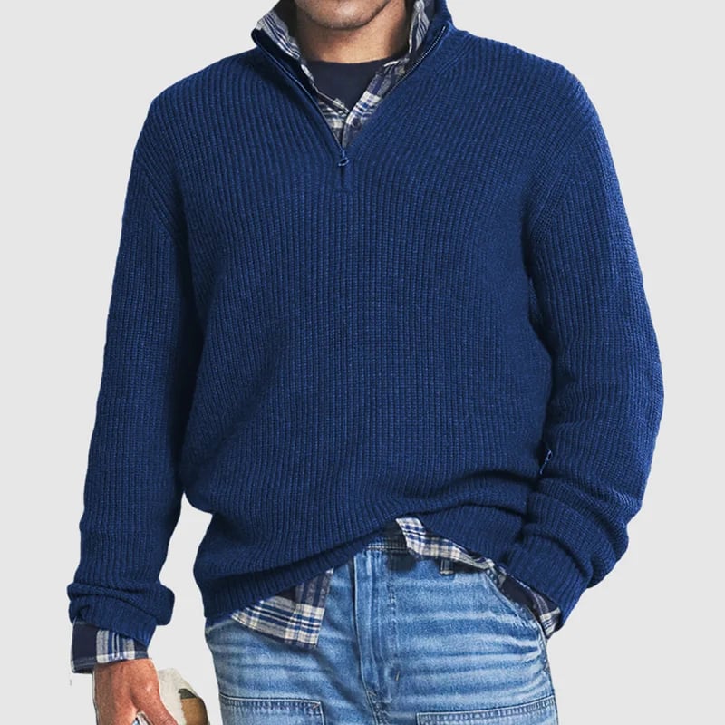 Stylischer Baumwollpullover für Herren – Komfort und Eleganz in Einem