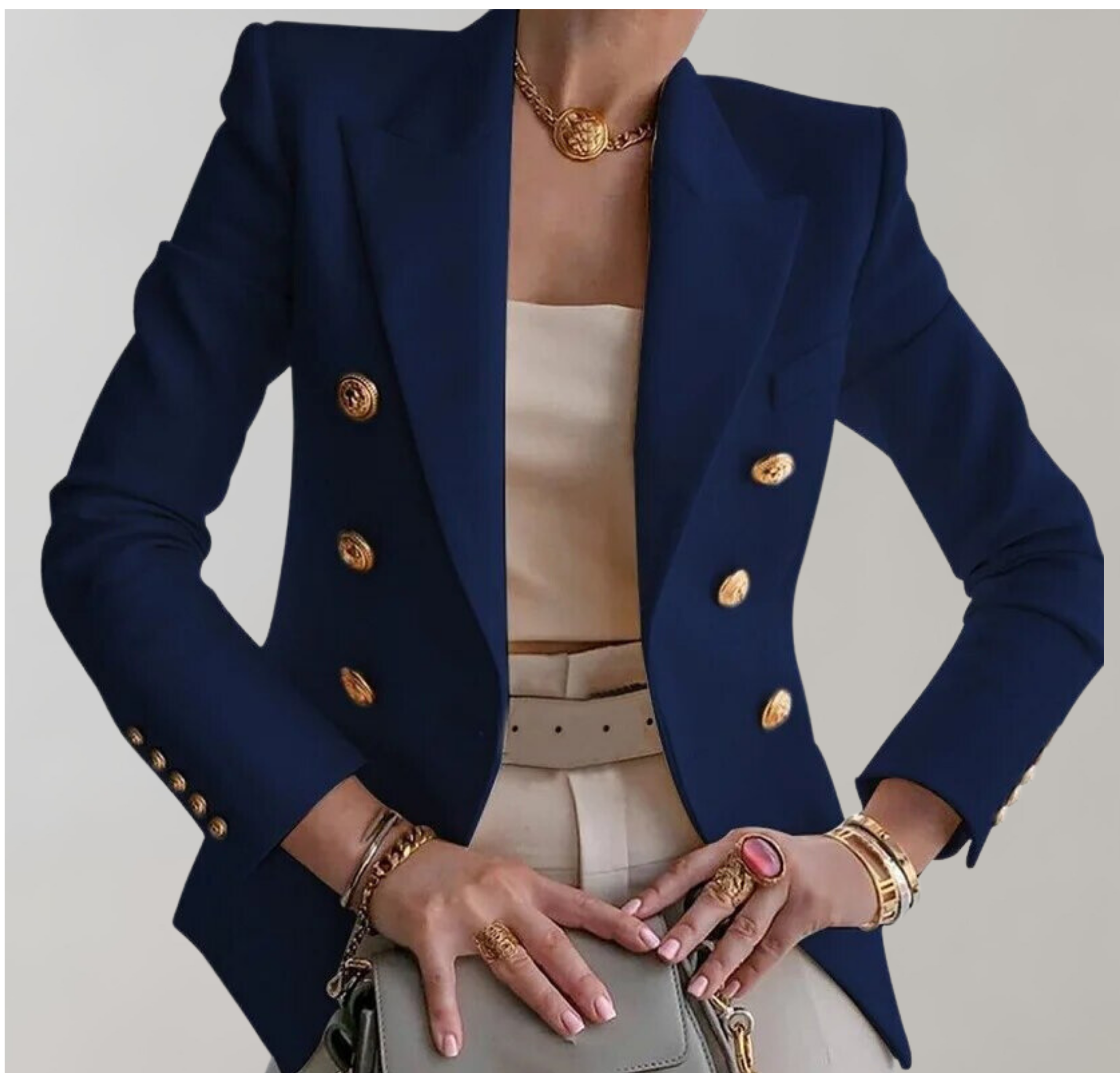 Jutta - Blazer Mäntel Slim Pocket