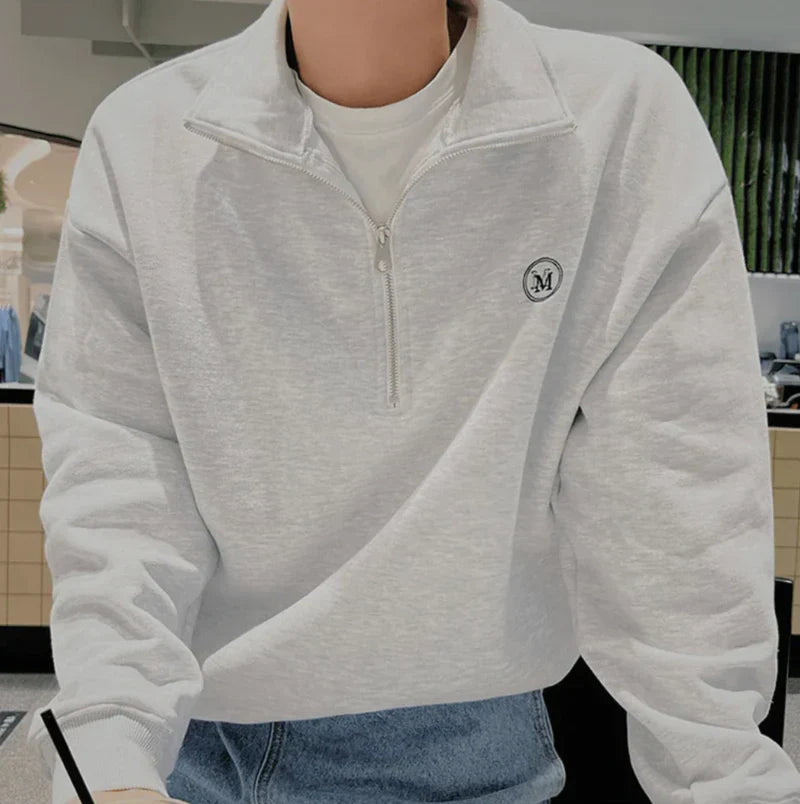 Bio-Baumwoll Zip-Hoodie für stilvolles Wohlbefinden