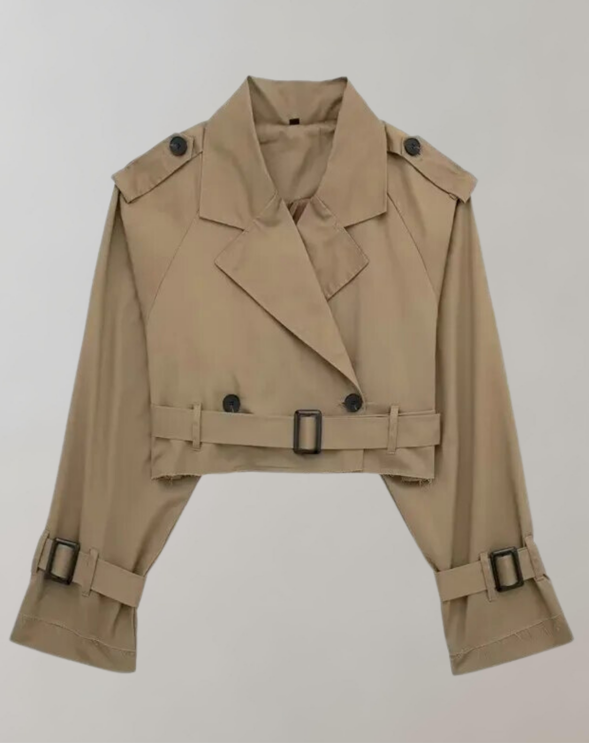 Saskia -  Herbstlicher  Trenchcoat  Ärmeln