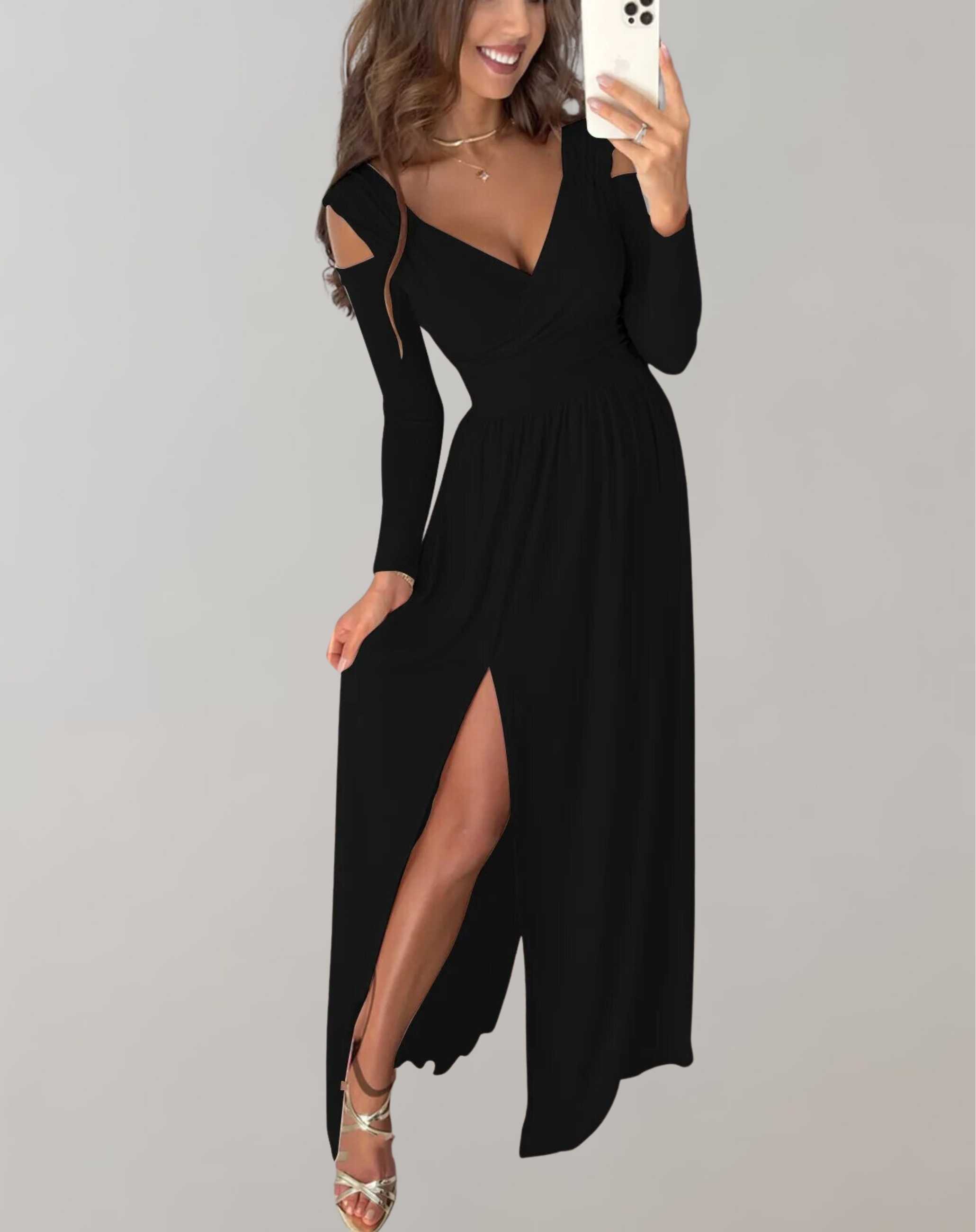 Alice -V-Ausschnitt Partykleid