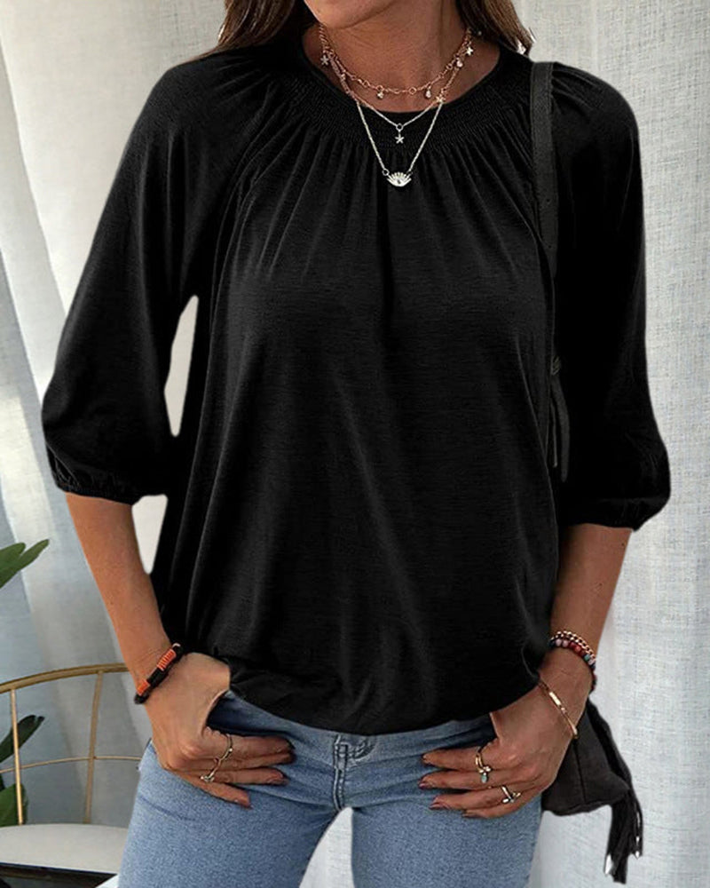 Ahana | Modische Baumwollpullover mit Rundhals