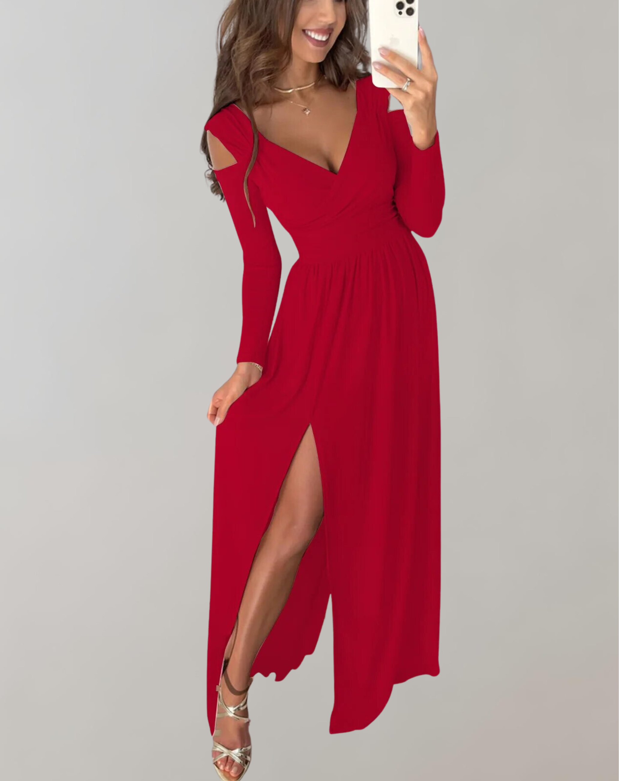 Alice -V-Ausschnitt Partykleid