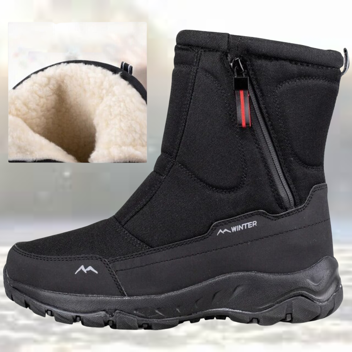 Damen Winterstiefel mit Warmfutter, Rutschfest & Wasserdicht für kalte Temperaturen