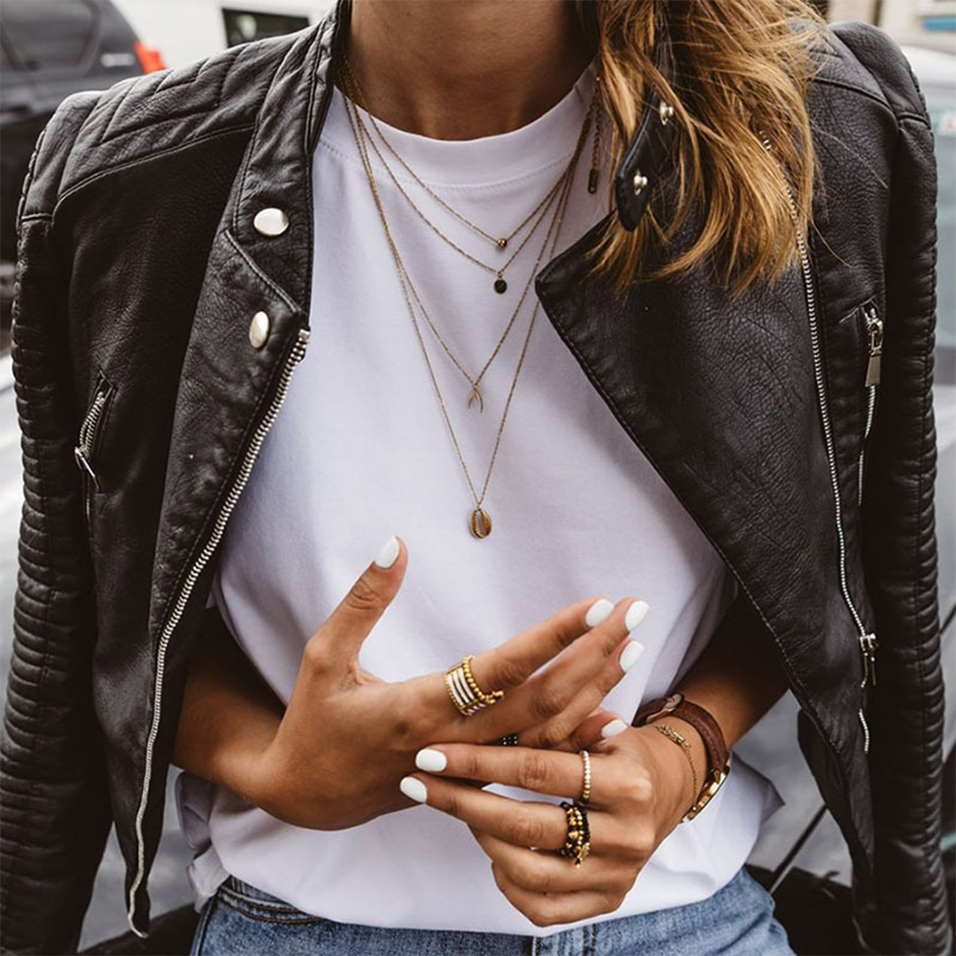 AVALON - Damen schwarze Lederjacke für stilvolle Looks