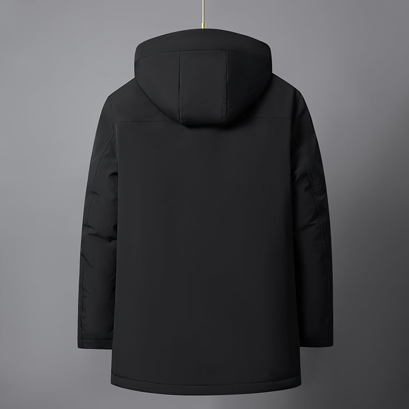 Daxton | Stilvolle Winterjacke aus leichtem Entendaunen mit Kapuze