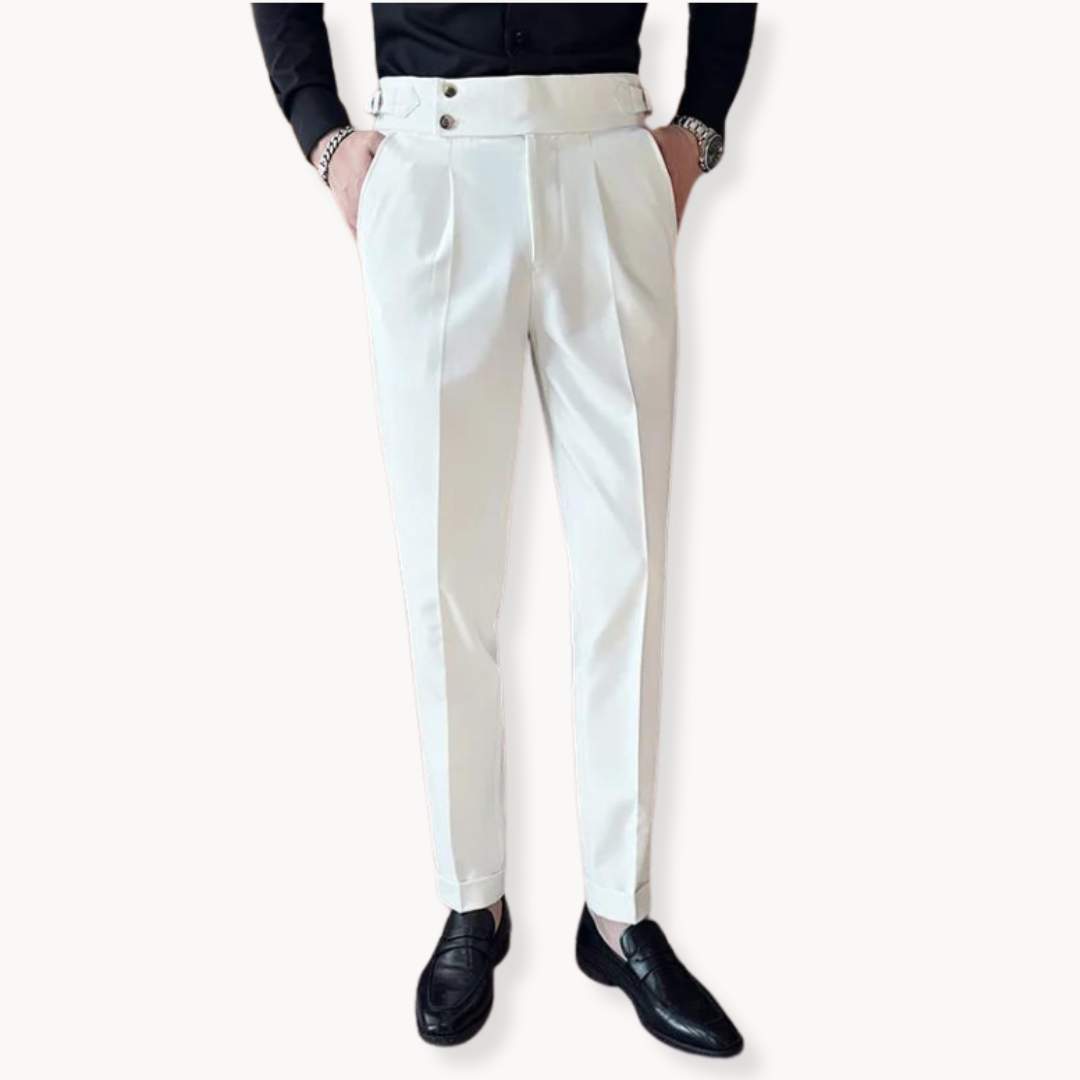 Elegante Herrenpantalon mit verstellbarem Bund für stilvolle Anlässe