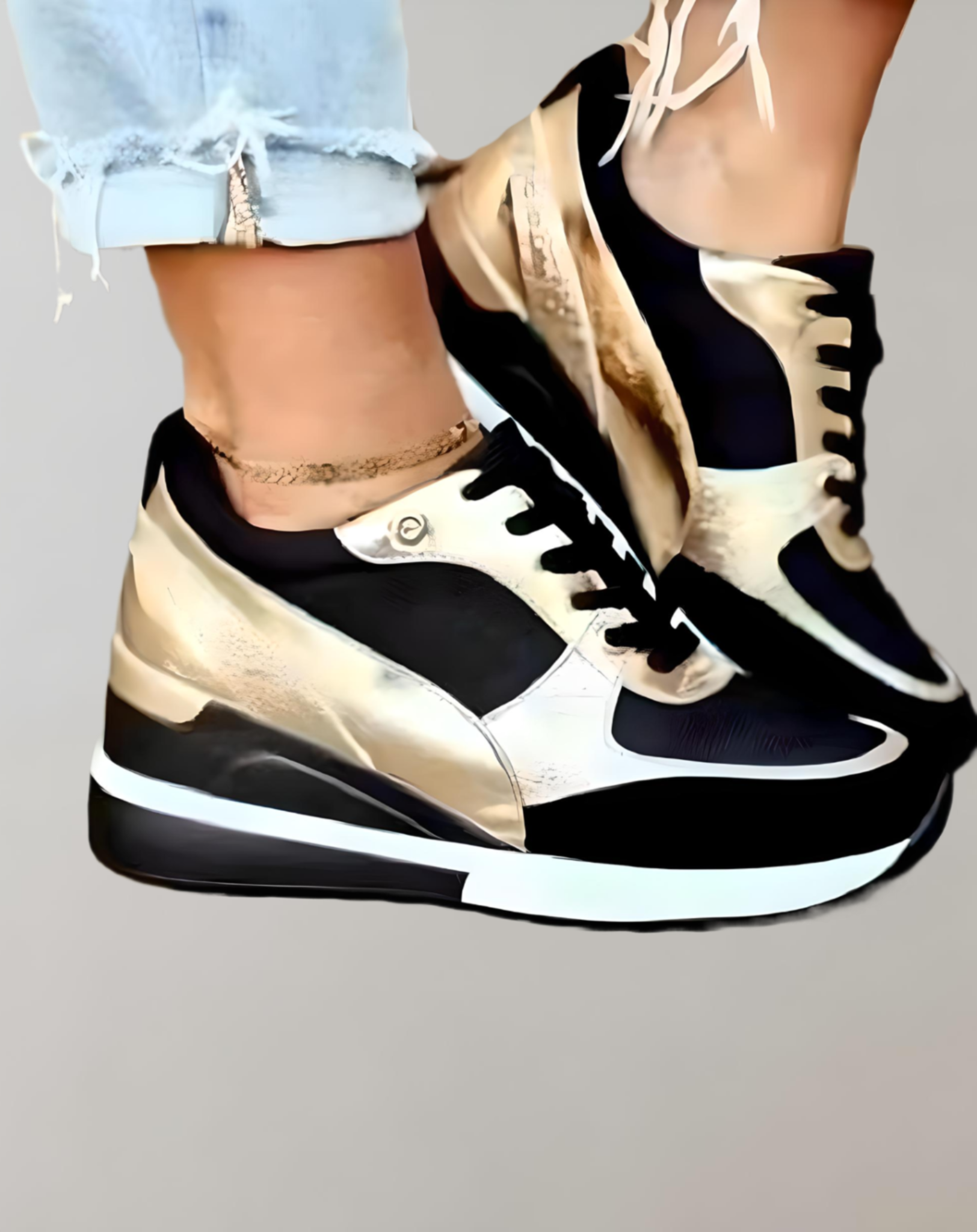 Kylie - Mehrfarbige Keilsneaker für Damen Schuhe