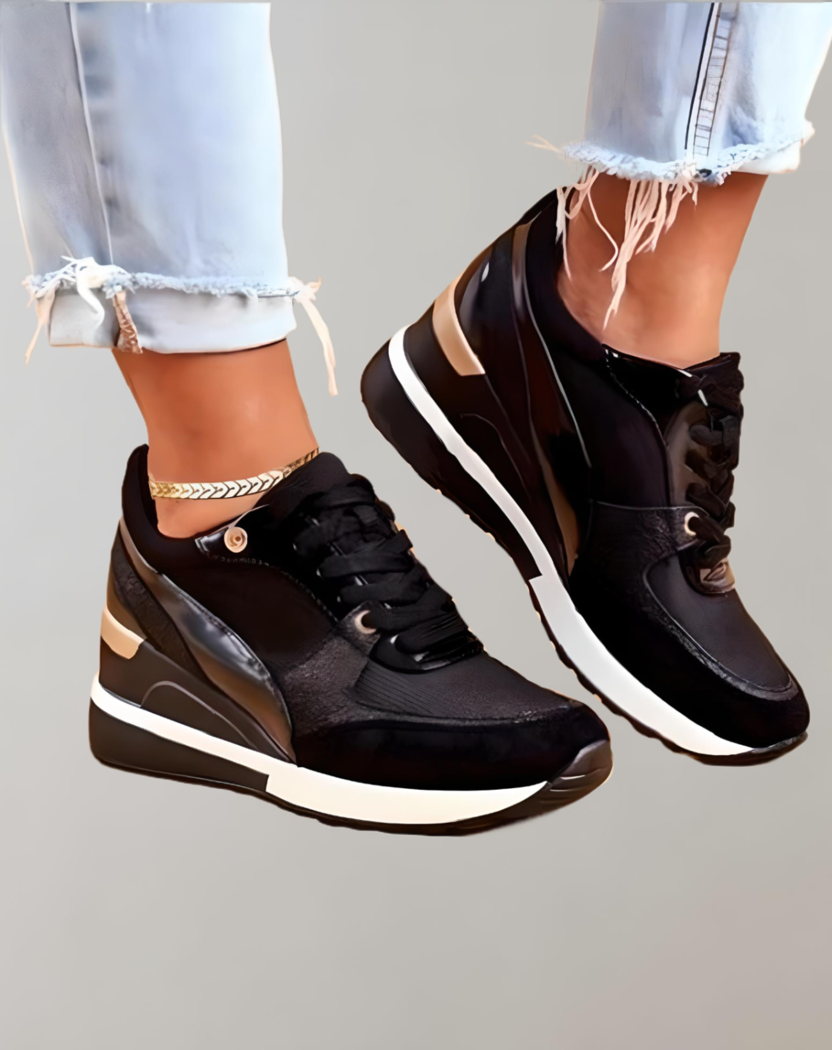 Kylie - Mehrfarbige Keilsneaker für Damen Schuhe