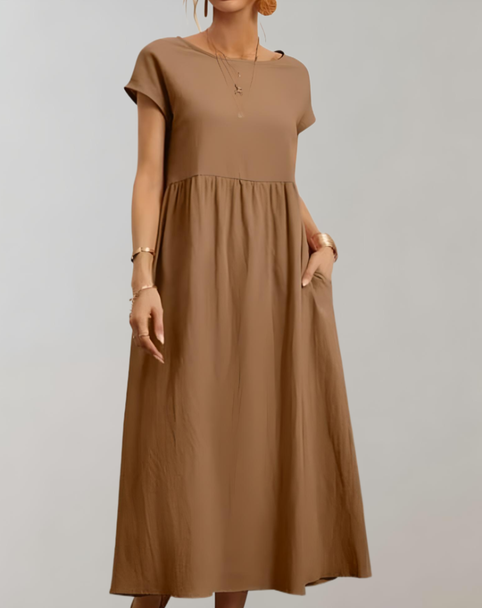 Ella - Lockeres und schlichtes Kleid mit Seitentaschen kleid