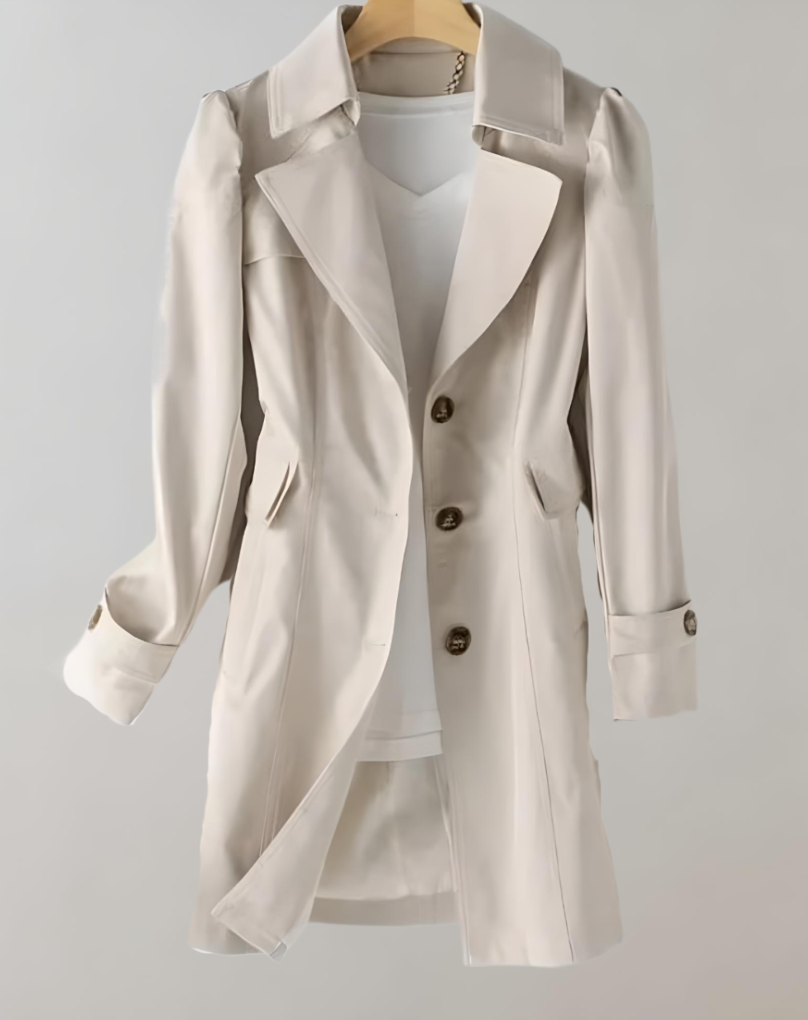 Daisy - Schön sitzende und lange Manteljacke für Damen mit tiefen Taschen jacke