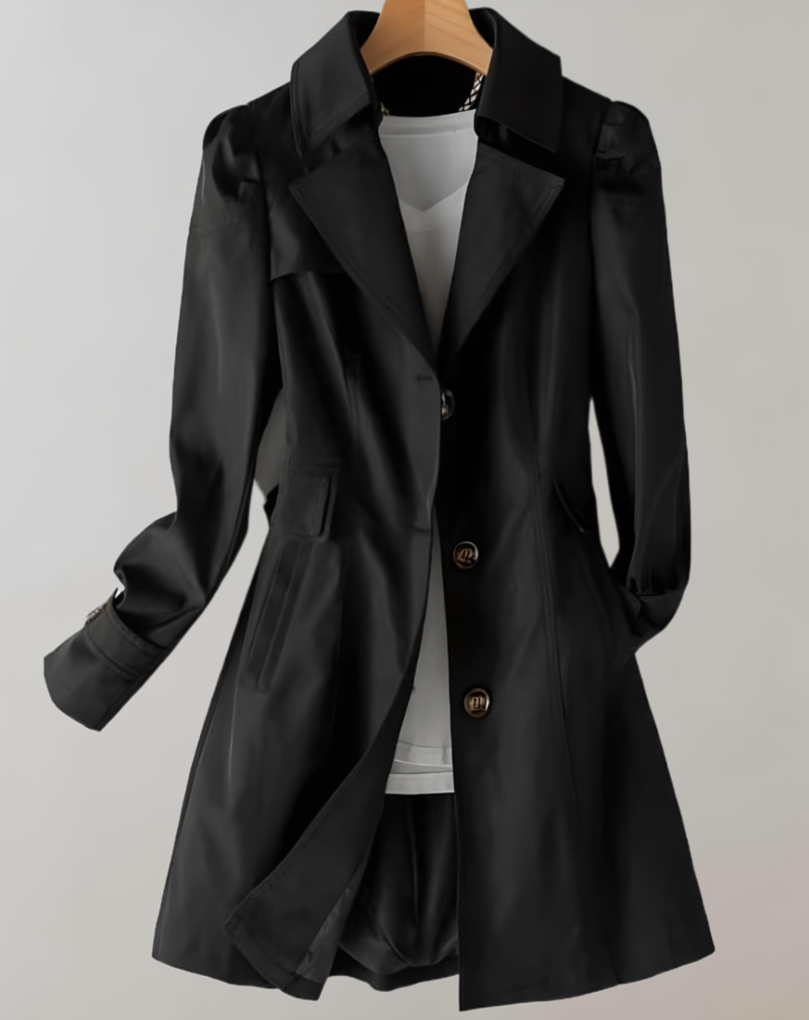 Daisy - Schön sitzende und lange Manteljacke für Damen mit tiefen Taschen jacke