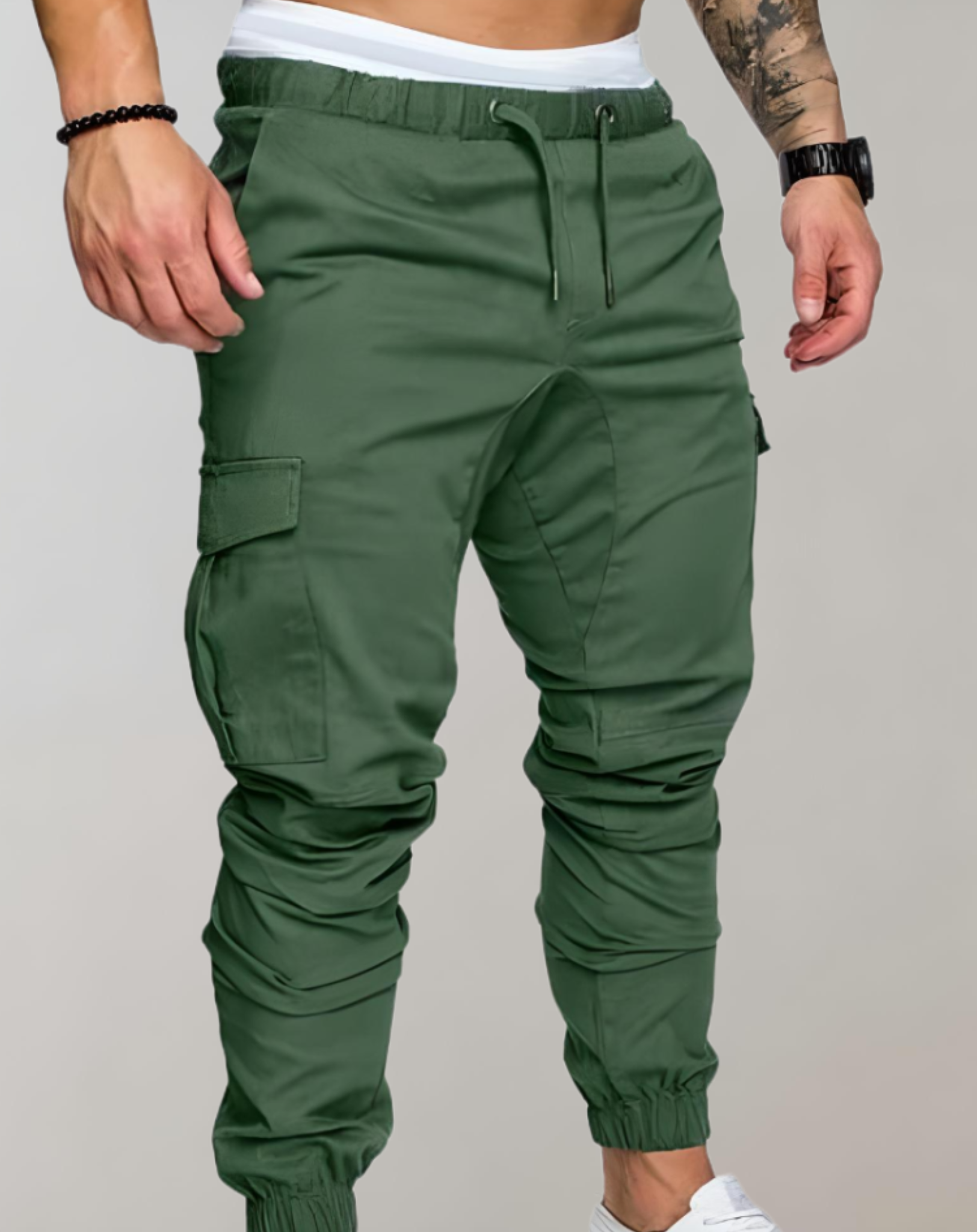 Harvey - Taillierte Jogginghose für Herren mit mehreren Taschen Hose