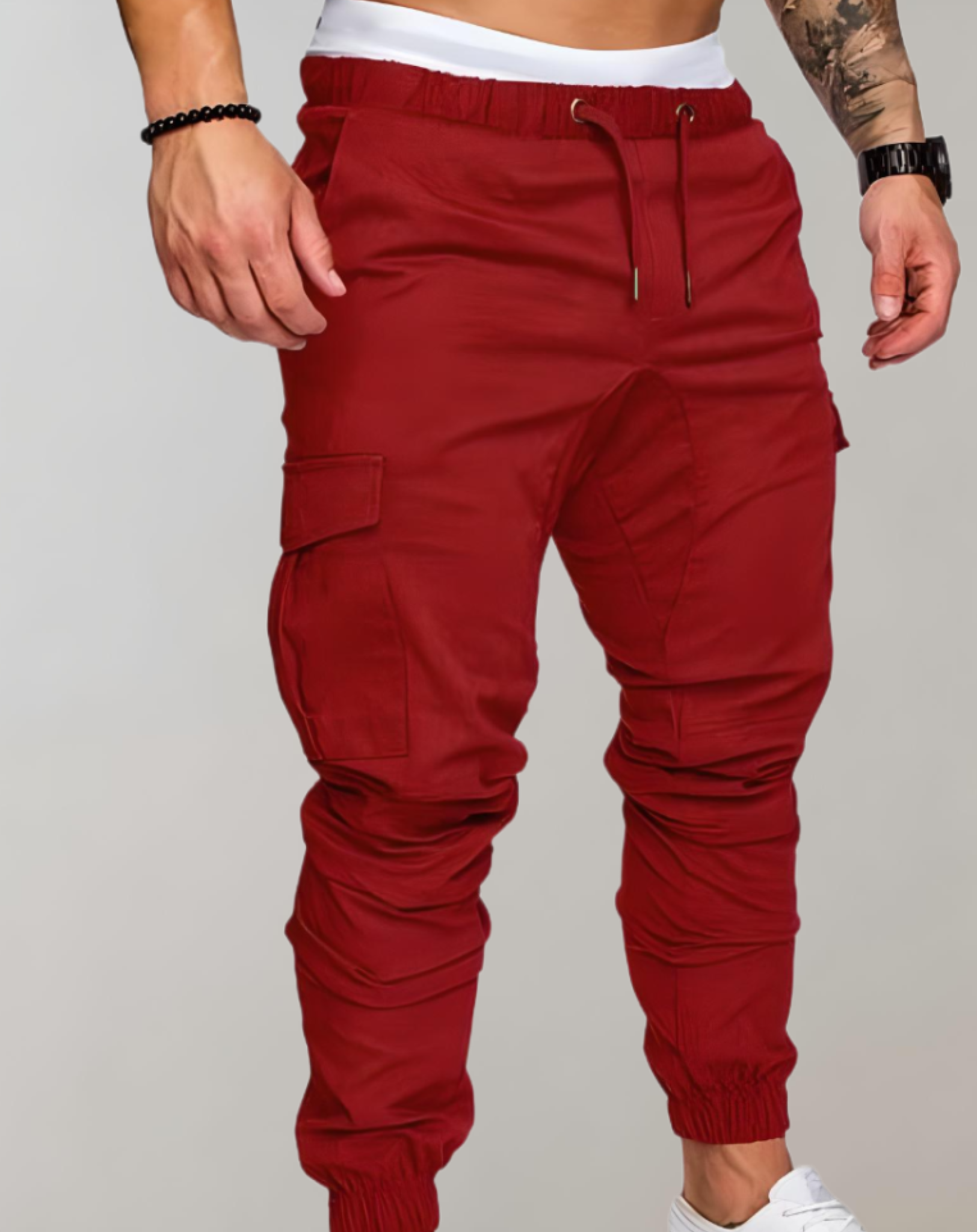 Harvey - Taillierte Jogginghose für Herren mit mehreren Taschen Hose