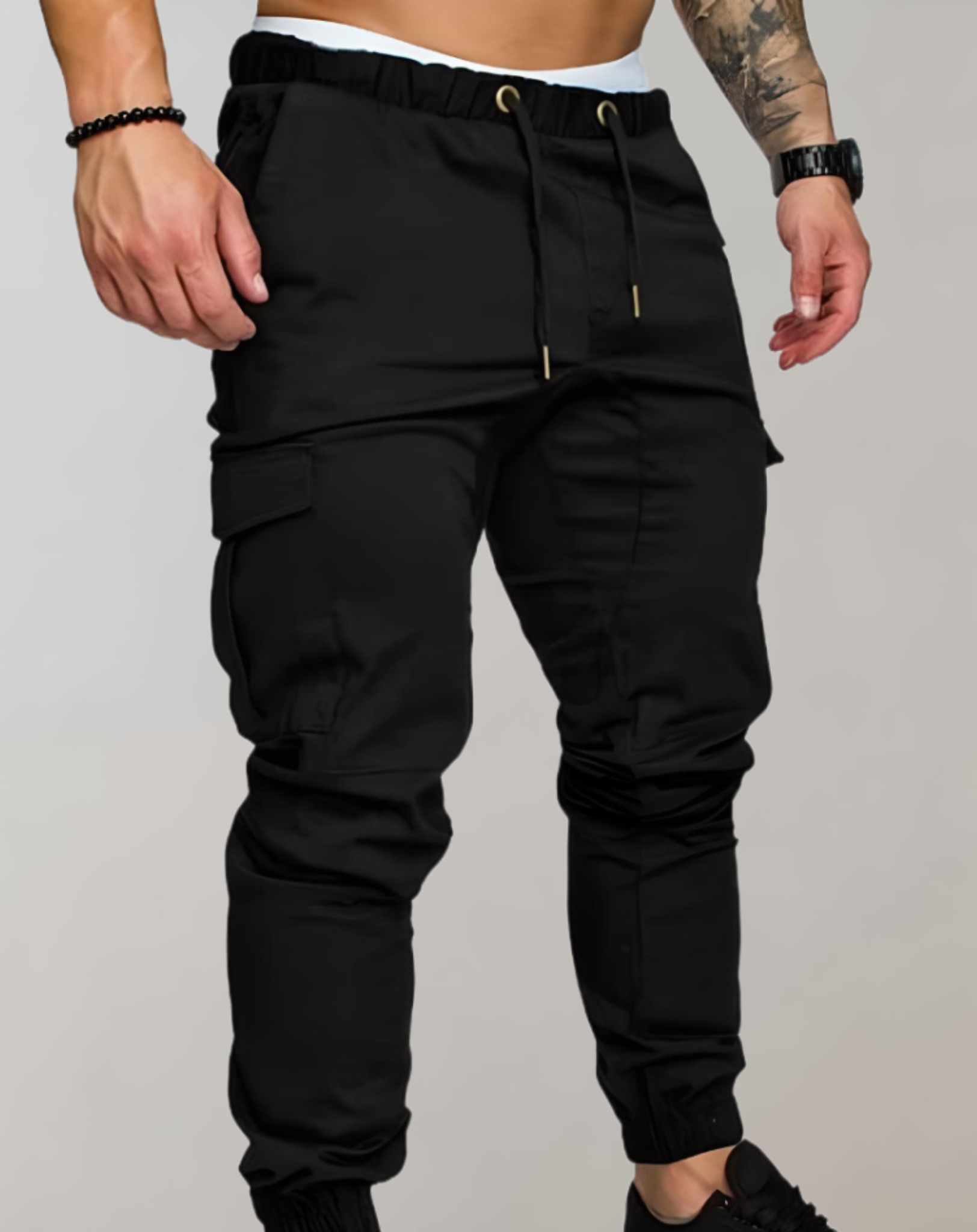 Harvey - Taillierte Jogginghose für Herren mit mehreren Taschen Hose