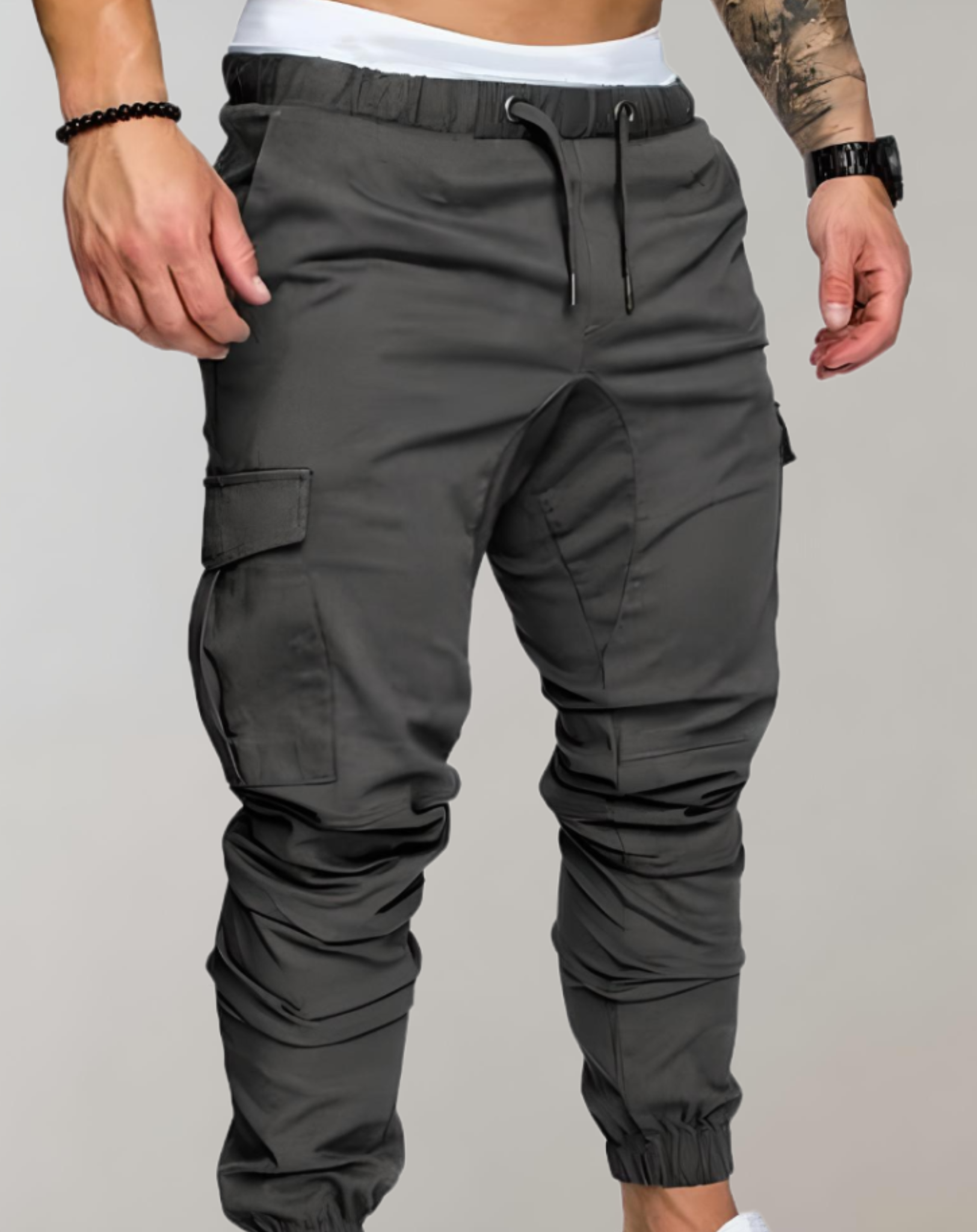 Harvey - Taillierte Jogginghose für Herren mit mehreren Taschen Hose