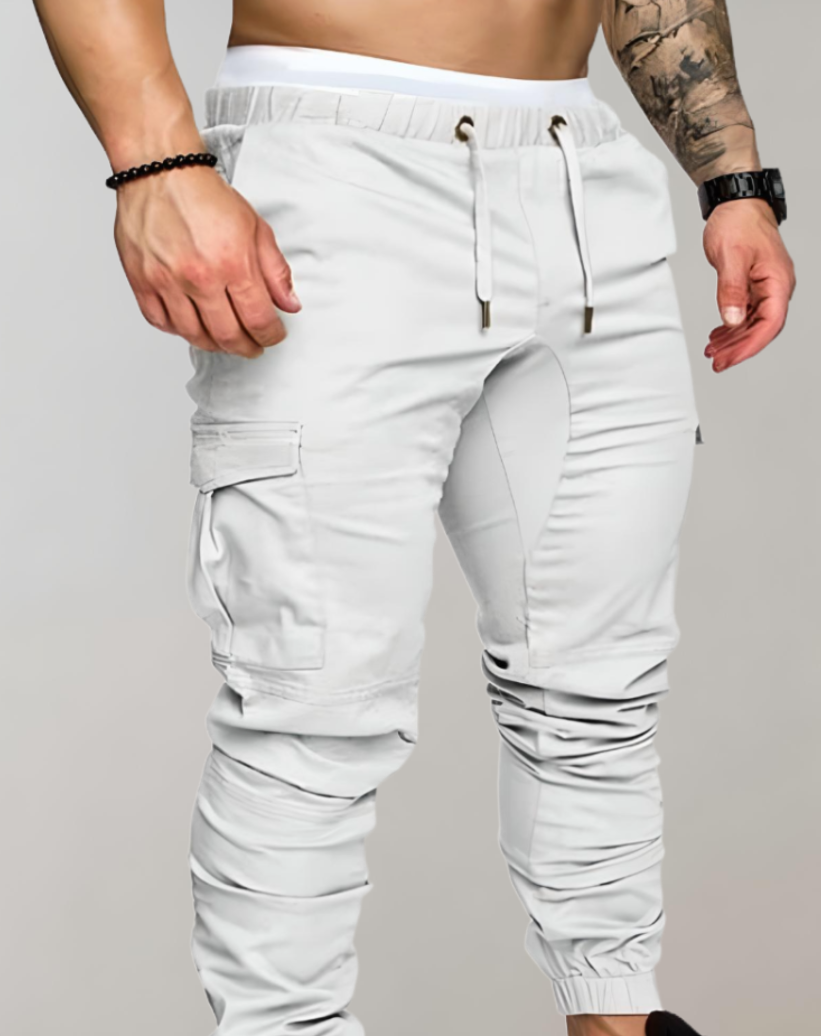 Harvey - Taillierte Jogginghose für Herren mit mehreren Taschen Hose