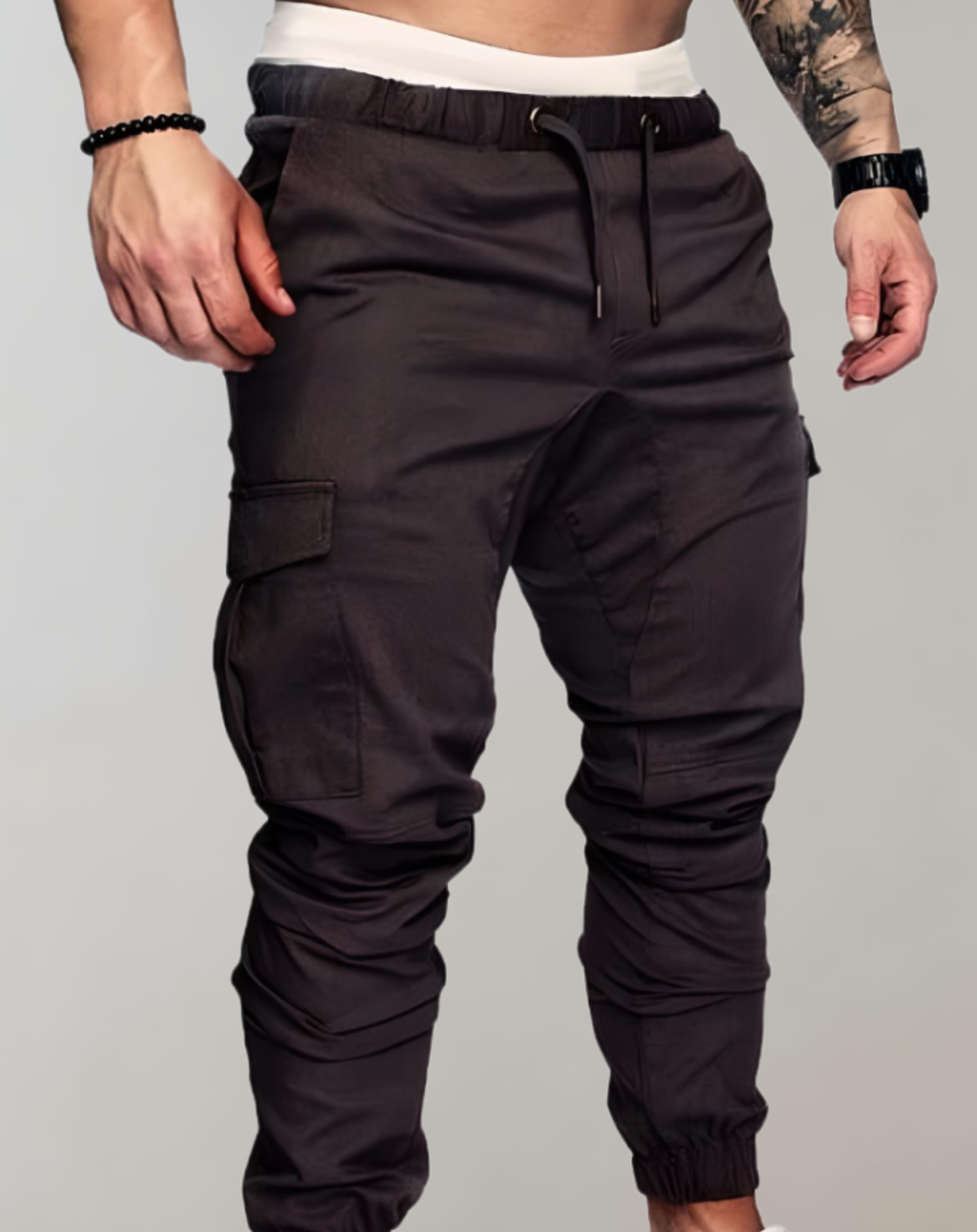 Harvey - Taillierte Jogginghose für Herren mit mehreren Taschen Hose