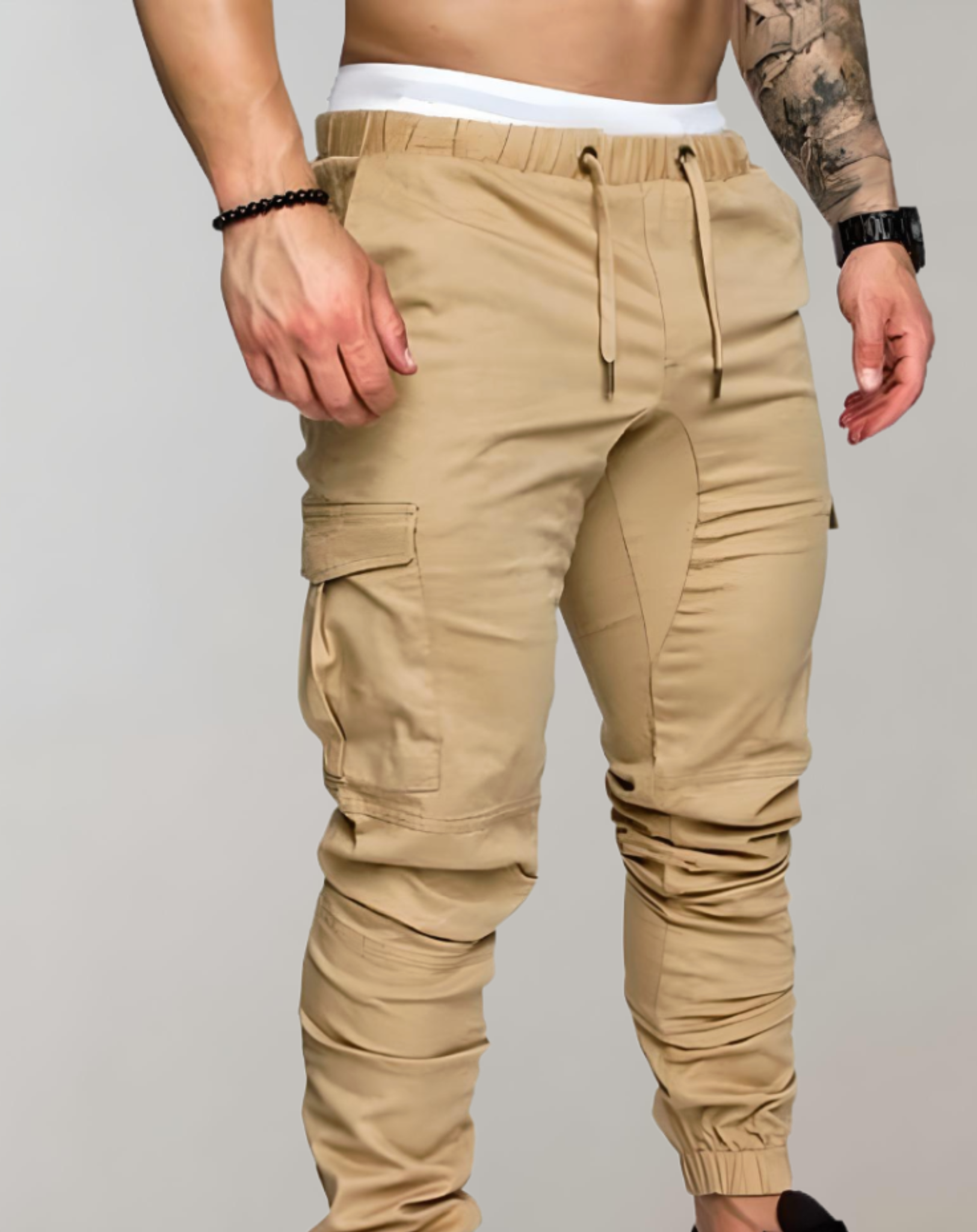 Harvey - Taillierte Jogginghose für Herren mit mehreren Taschen Hose