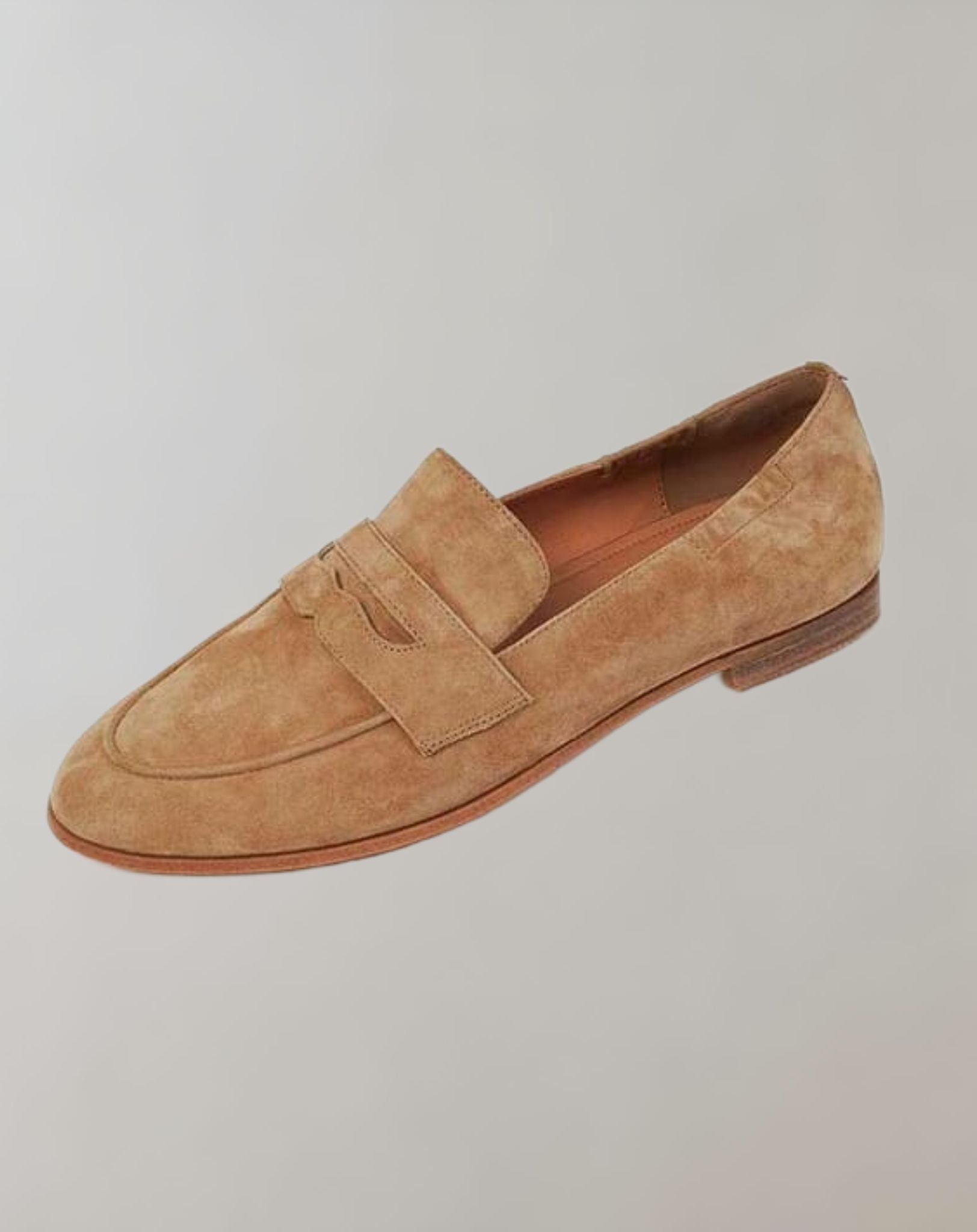 Liam - Spitz zulaufende niedrig geschnittene Wildleder Loafer Schuhe