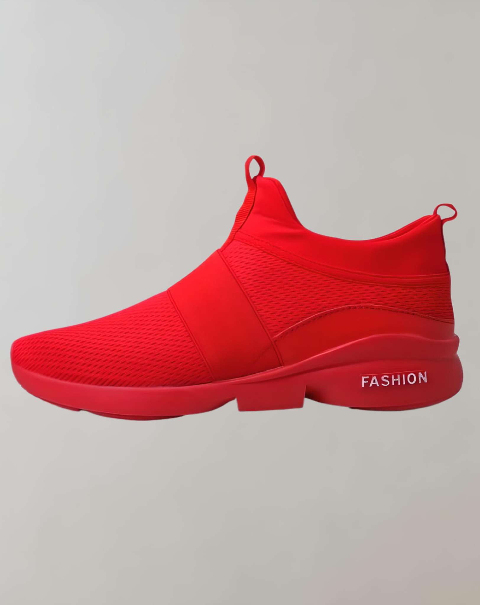 Alana -  Mittelhohe einfarbige Laufsneaker mit Fashion Print Schuhe