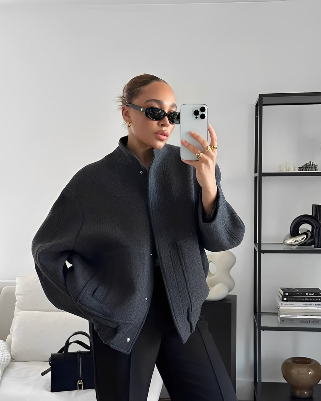 Frühlingshafte Häkel Bomberjacke für Damen – Stilvoll & Bequem