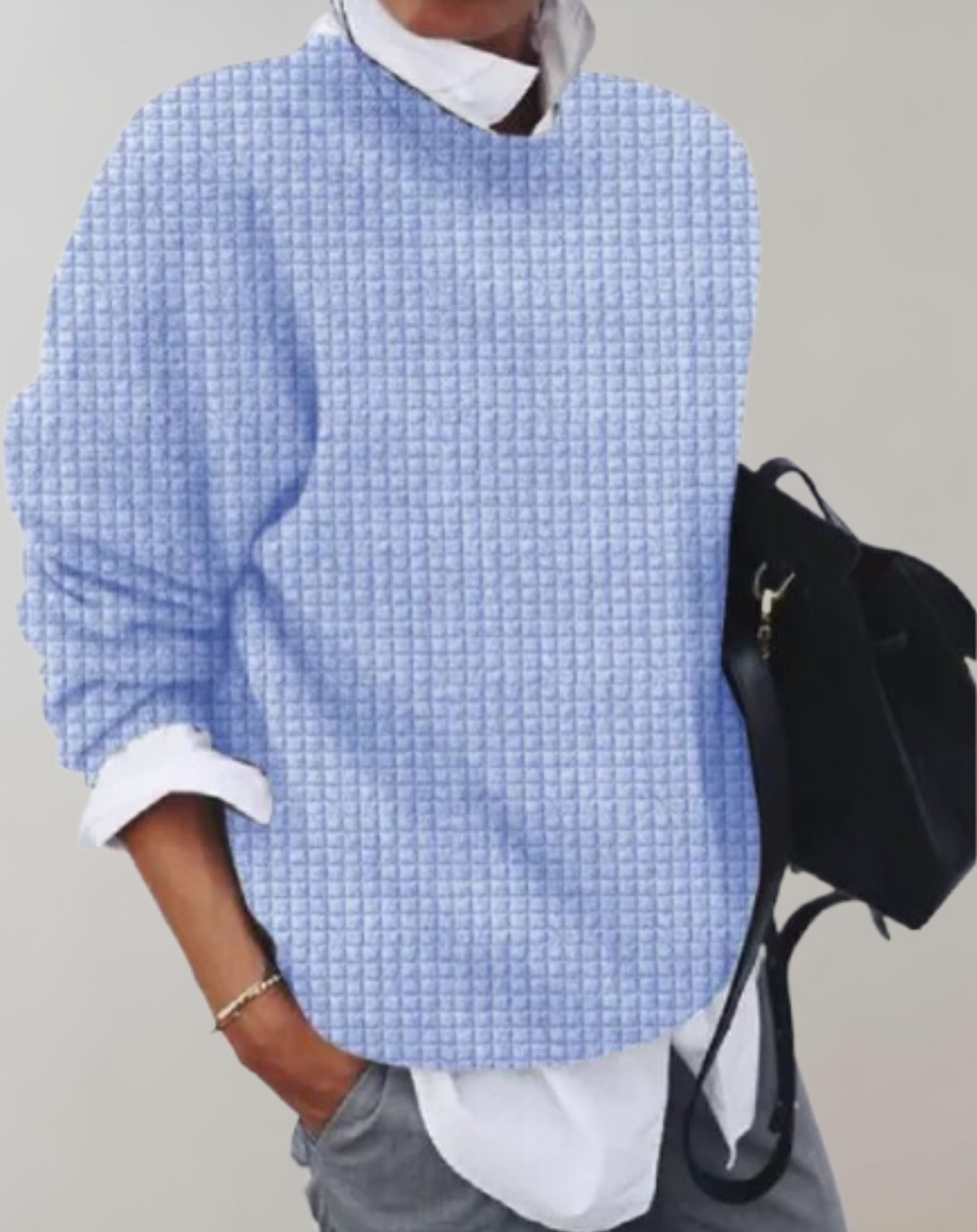 Bella  - Übergroßer Strickpullover mit weiten langen Ärmeln Sweater
