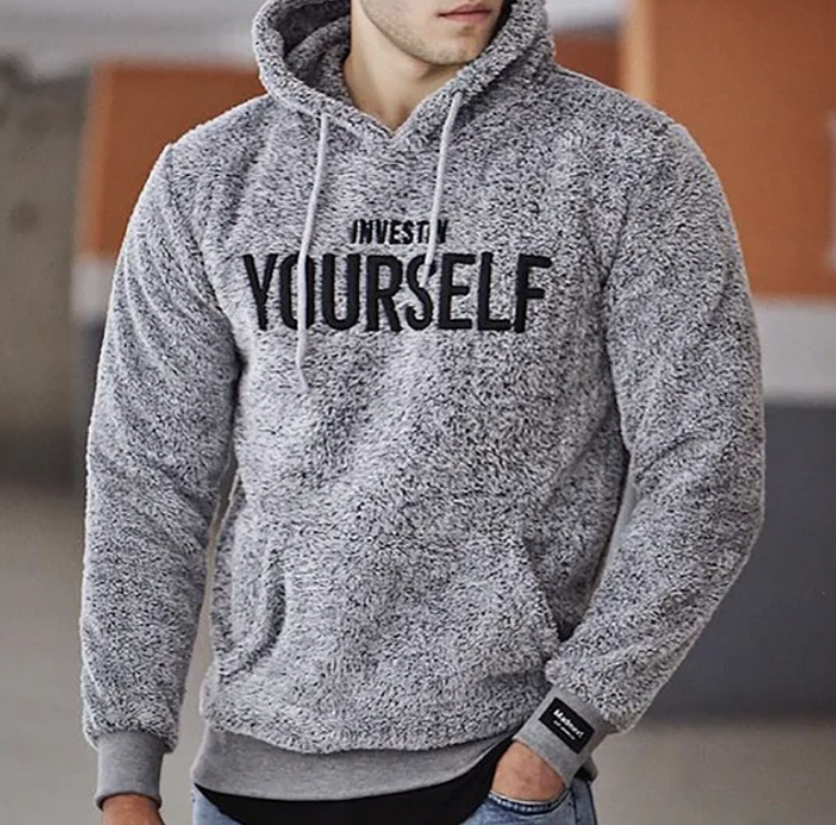 Modischer Print-Kapuzenpullover für Herren - Elegant und Vielseitig