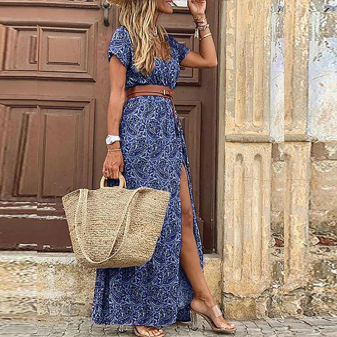 Adele | Elegantes und bequemes Boho-Maxikleid