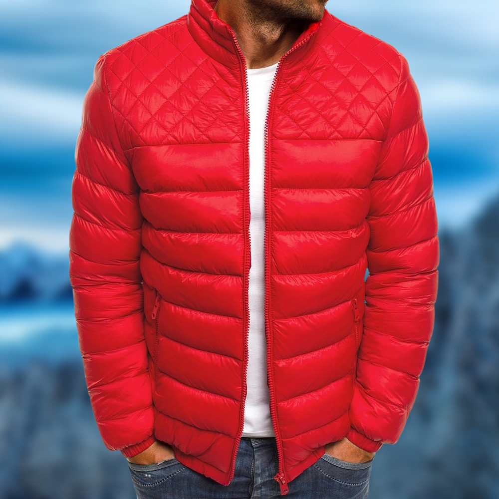 Steppjacke für Herren – Leichte Daunenjacke mit Stehkragen und modernem Design