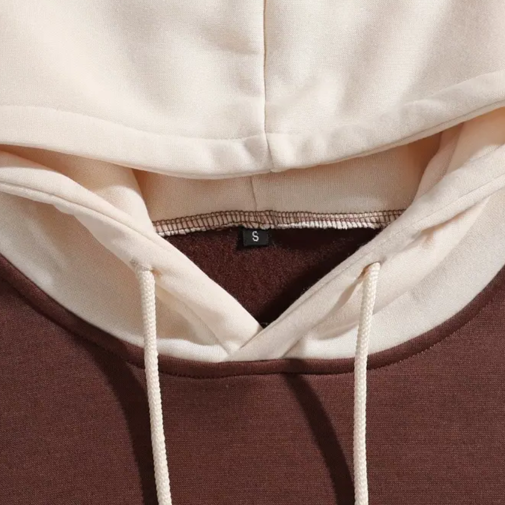 Aleron | Stilvolle Herren-Hoodie mit Kontrastfarben für lässige Looks