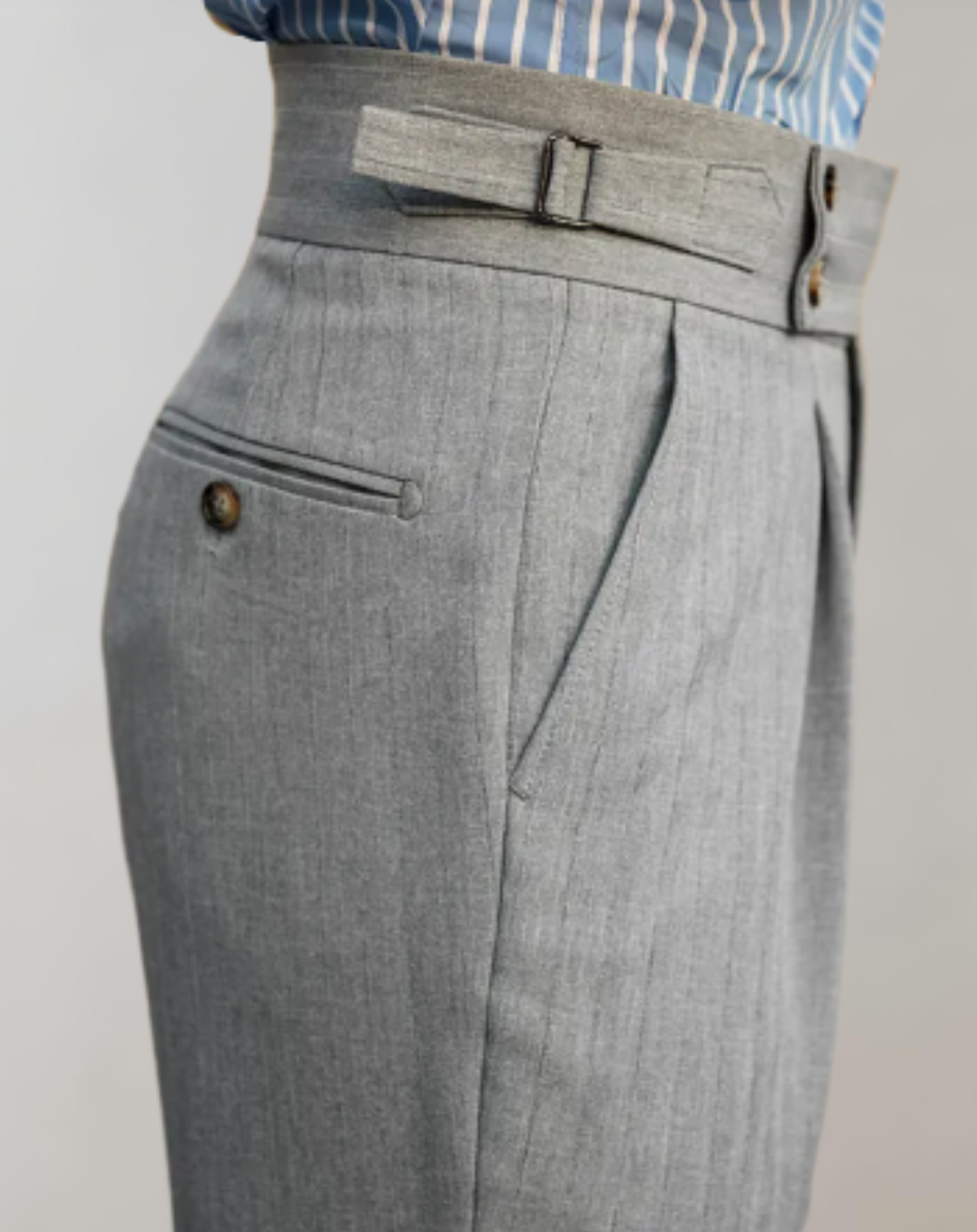 Crawford - Hoch taillierte Herrenhose für formelle Kleidung Hose