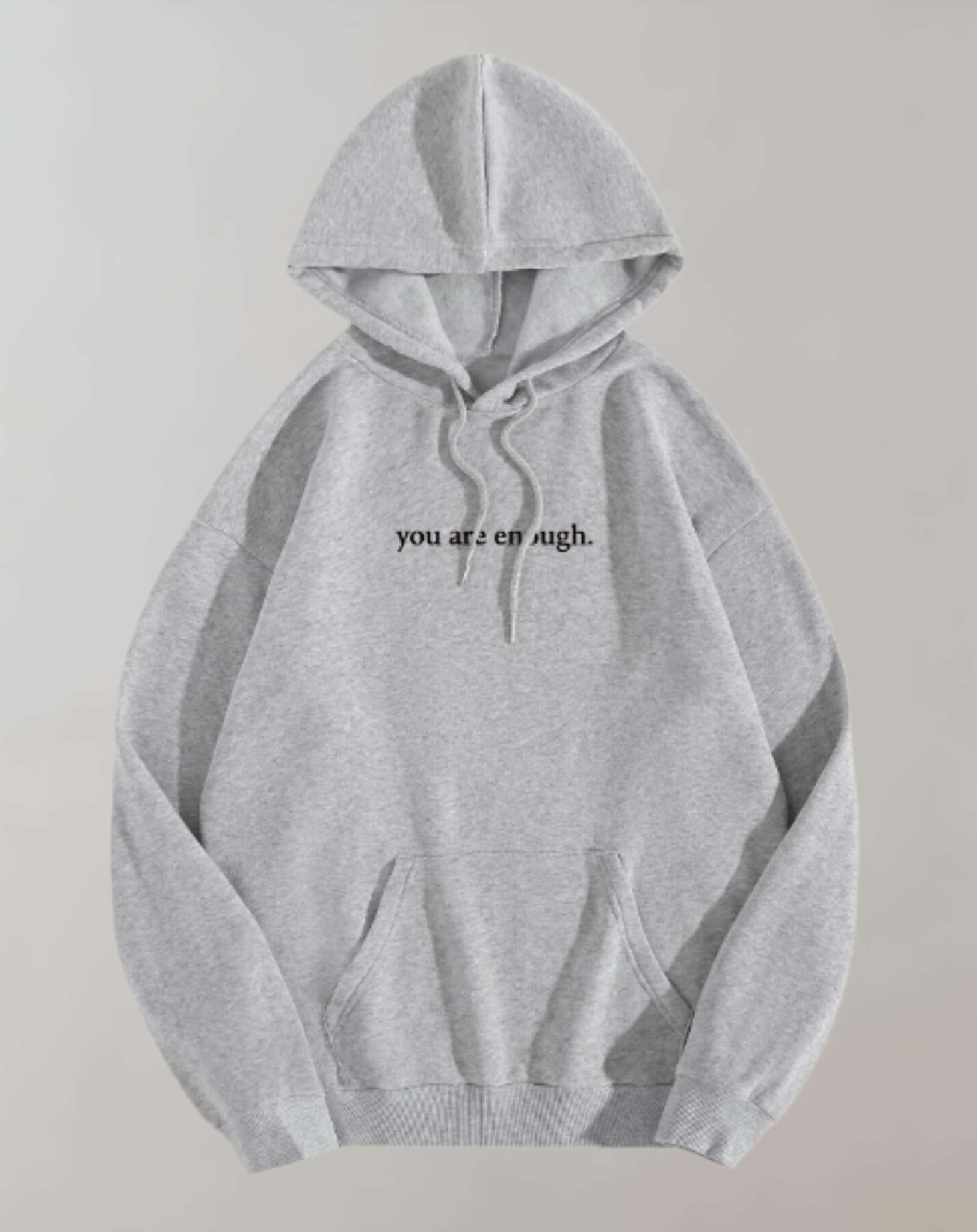Daisy - Übergroßer Kapuzenpullover mit motivierendem Statement auf der Rückseite Sweater