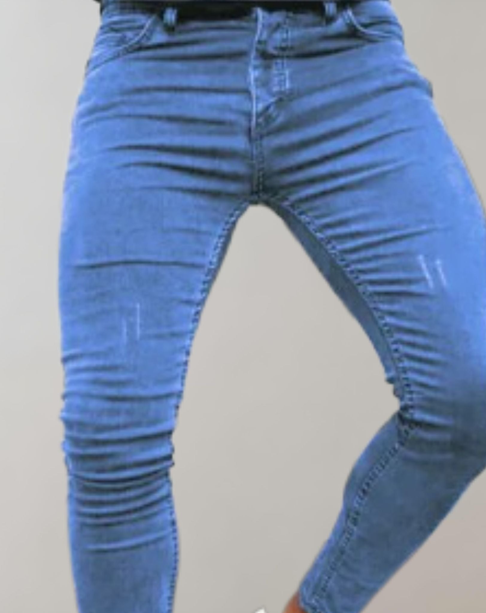 Damian - Hoch taillierte Skinny Denim Jeans für Herren Hose